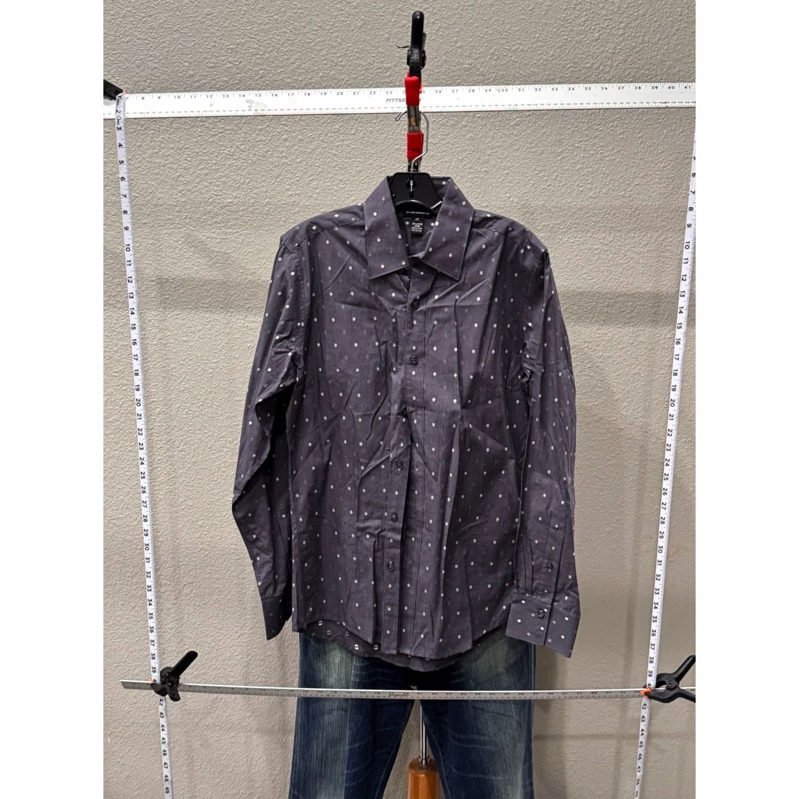 Club Monaco Club Monaco Club LONG SLEEVE SHIRT Small S Sharp Men Mens Size US S / EU 44-46 / 1 - 3 Thumbnail