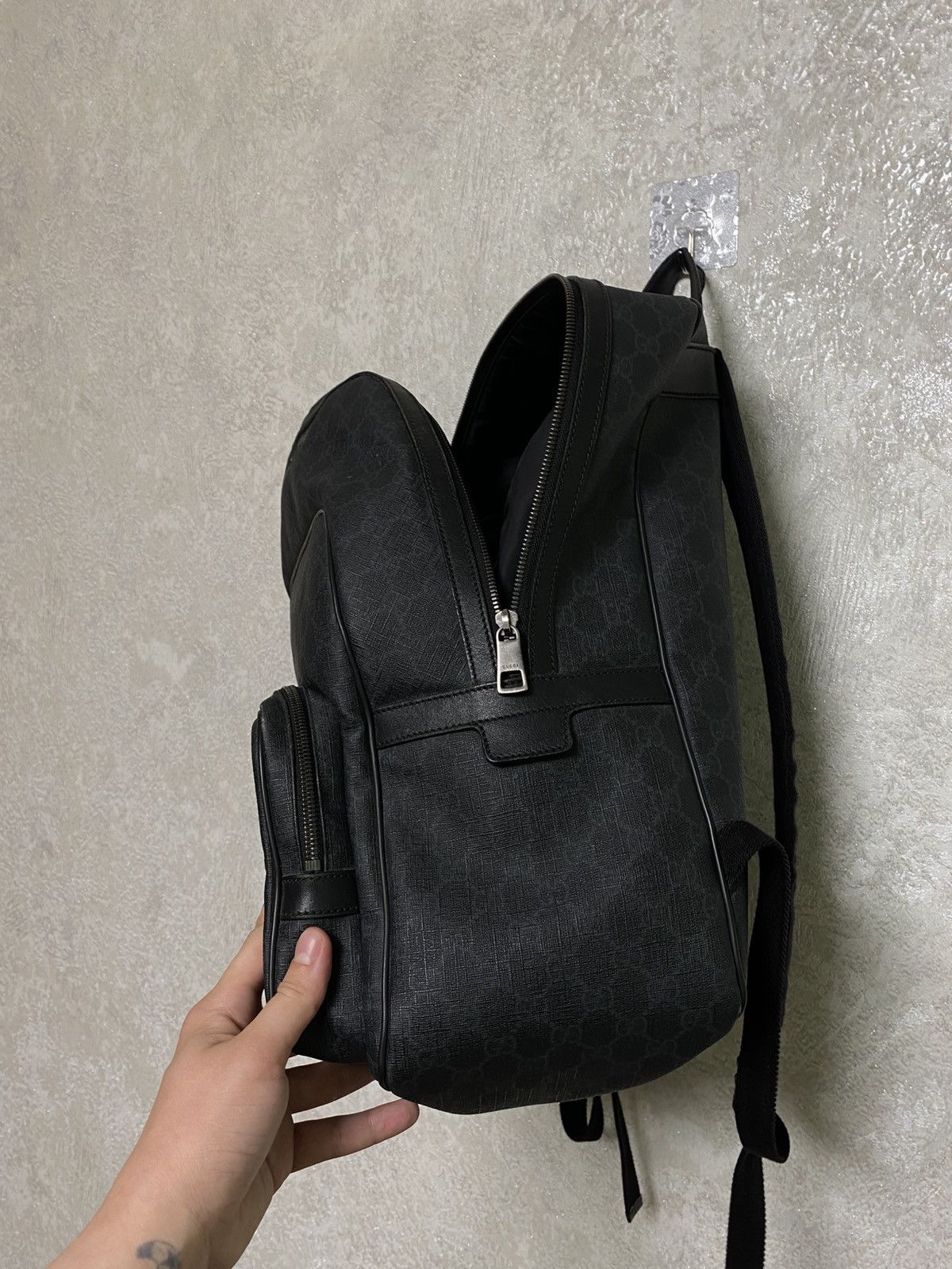 Gucci Gucci GG supreme canvas backpack Size ONE SIZE - 7 Thumbnail