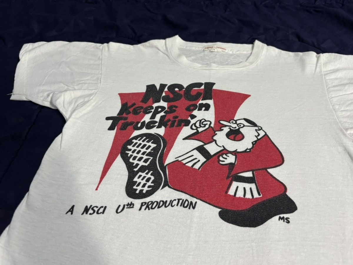 Vintage Vintage 1970s NSCI Keeps On Truckin Size US S / EU 44-46 / 1 - 4 Thumbnail