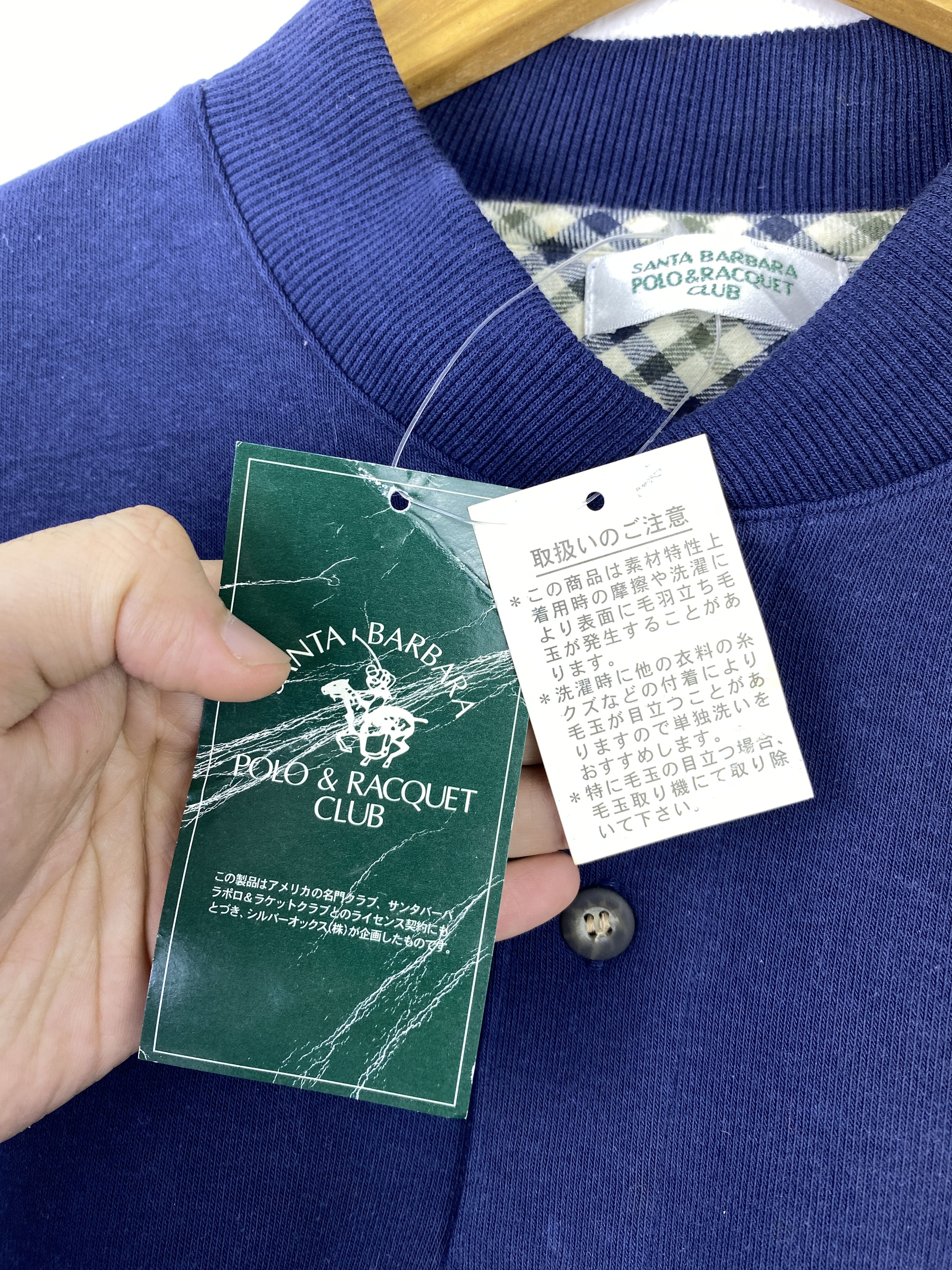 Vintage Vintage Santa Barbara Polo Club Henley Sweatshirt BP0049 Size US L / EU 52-54 / 3 - 6 Thumbnail