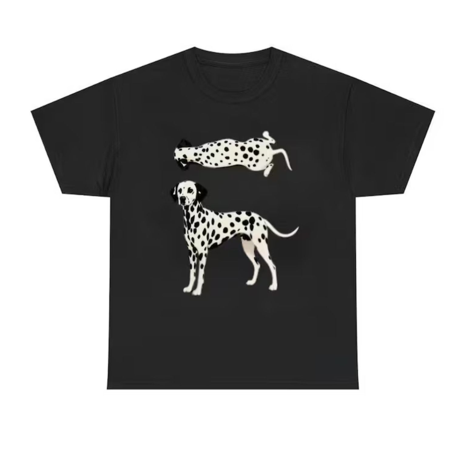 Japanese Brand Dalmatian dog Graphic Shirt ,Spotted Dog Artwork, Pet Lover Size US L / EU 52-54 / 3 - 1 Thumbnail