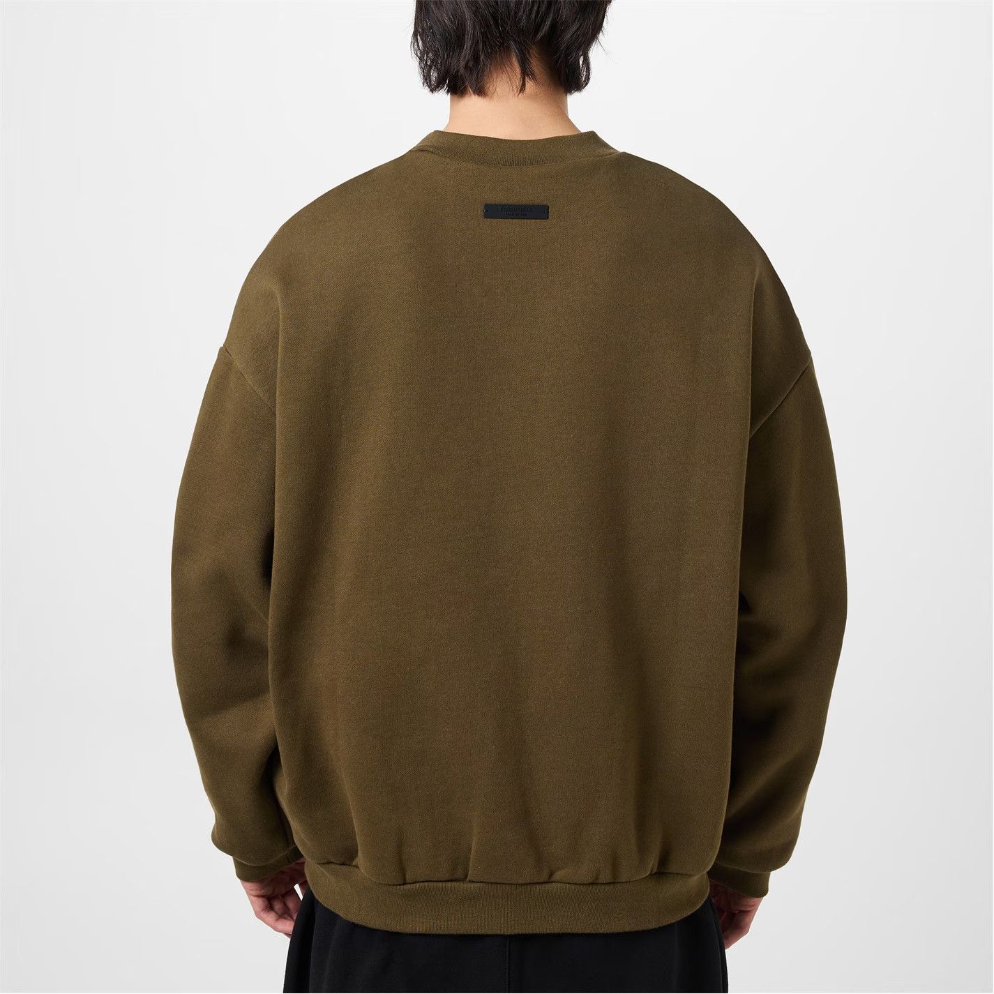 Fear of God o1g2r1mq0426 Crew Neck Sweatshirt in Olive Size US XS / EU 42 / 0 - 4 Thumbnail