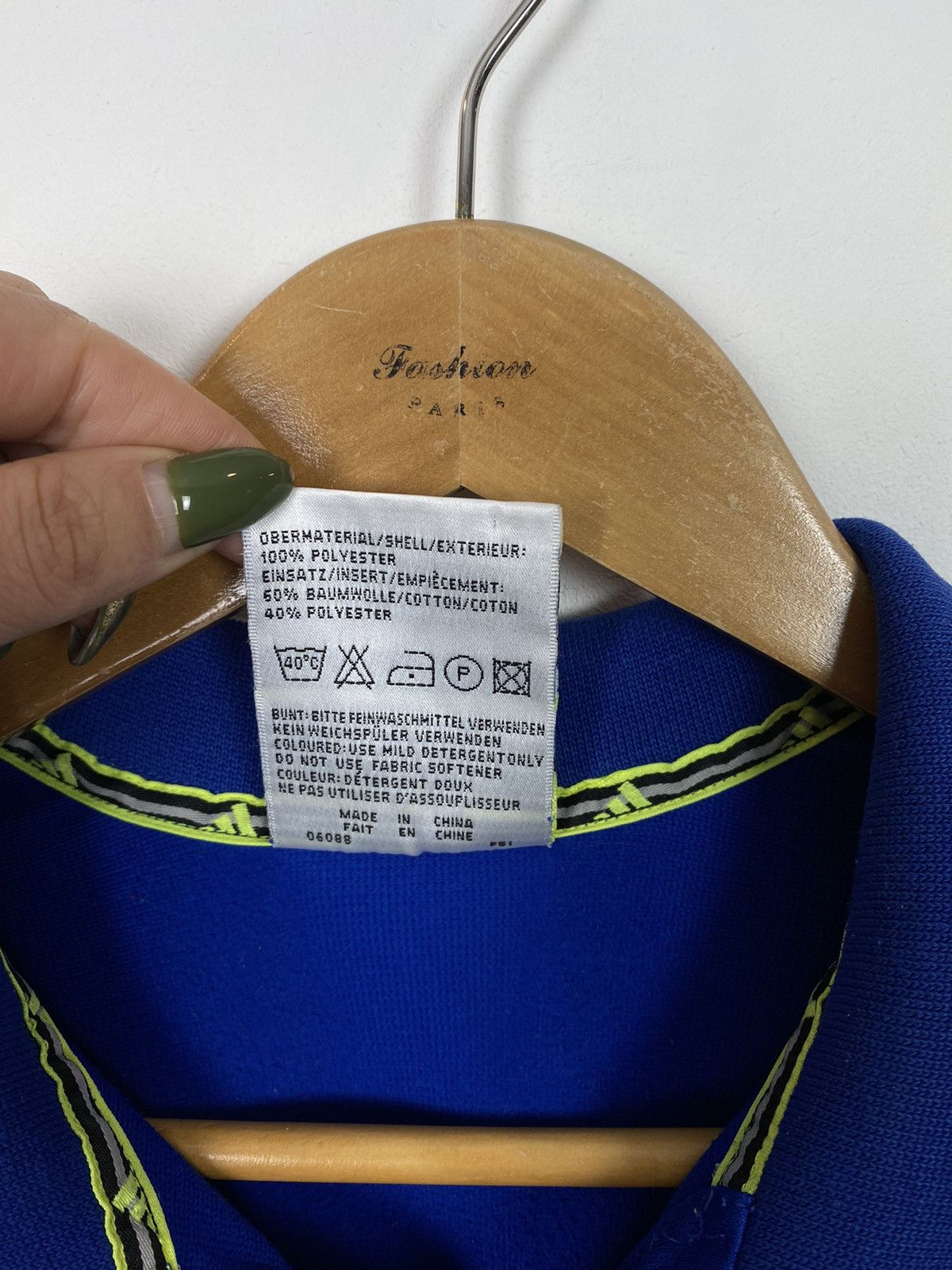 Adidas Vintage Adidas Equipment Polo Shirt Size XL Classic Blue Top Size US XL / EU 56 / 4 - 5 Thumbnail