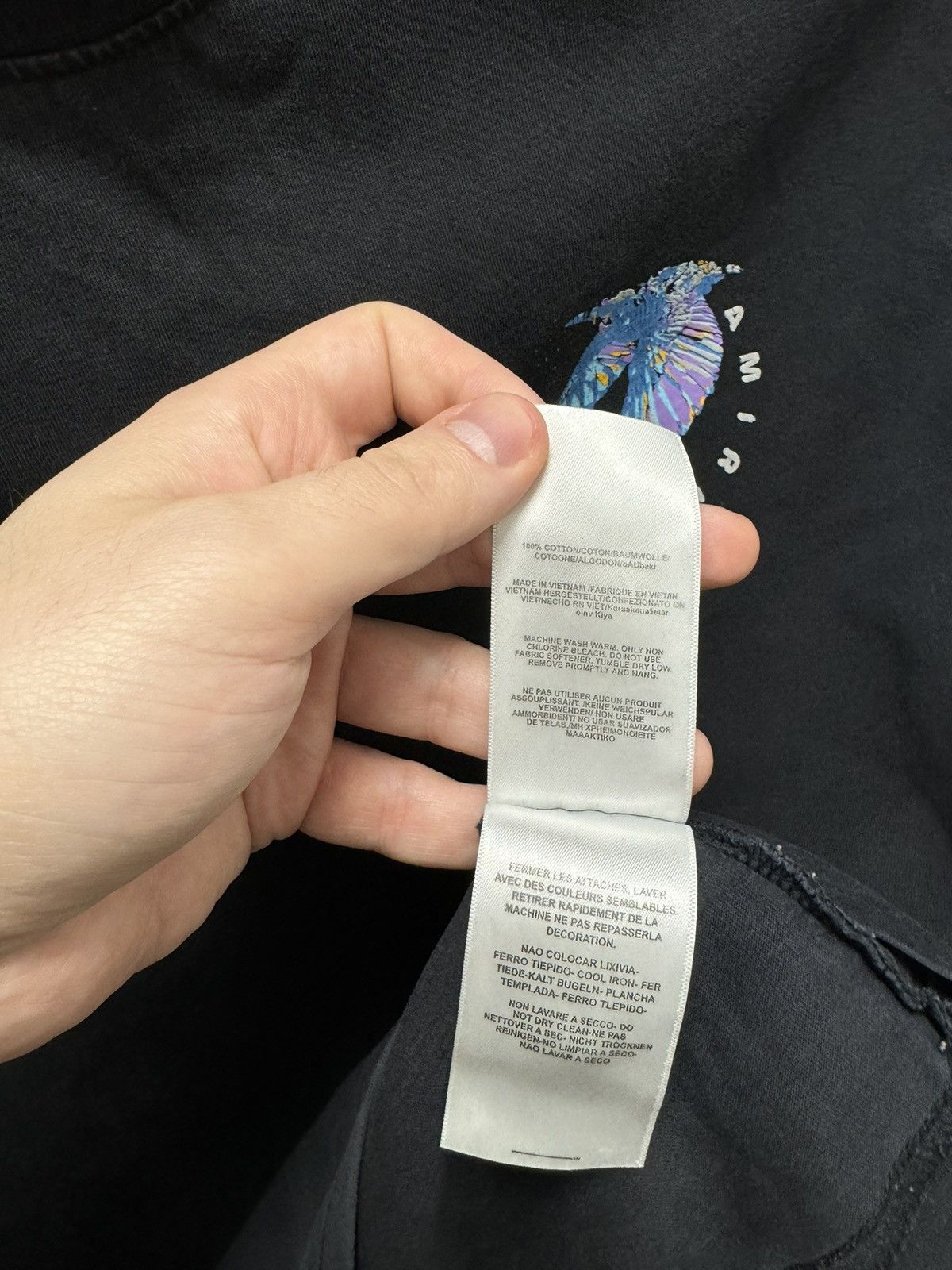 Japanese Brand Amiri black t-shirt M sz Japanese Japan flower Size US M / EU 48-50 / 2 - 5 Thumbnail