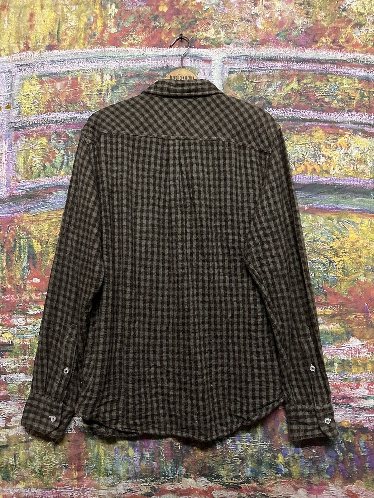 Stussy Stussy Flannel Shirt Khaki Check Size US XL / EU 56 / 4 - 2 Thumbnail