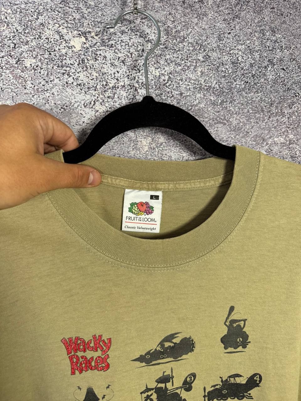 Cartoon Network × Fruit Of The Loom Wacky Races Hanna Barbera Vintage 2002 T-Shirt Large Size US L / EU 52-54 / 3 - 8 Thumbnail