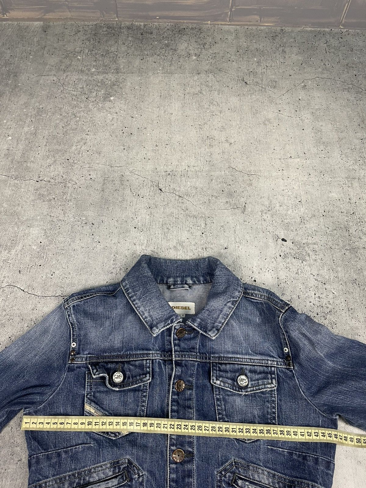 Diesel Diesel Vintage Y2K Washed Blue Denim Jeans Jacket Size M / US 6-8 / IT 42-44 - 7 Thumbnail