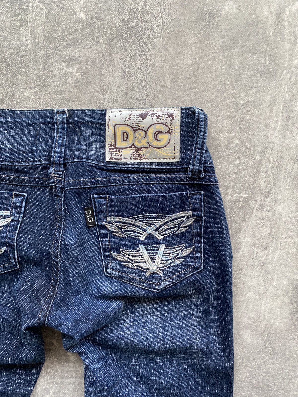 DOLCE GABBANA VINTAGE Y2K DG LOGO HYPE JEANS DENIM PANTS ITALY | eBay
