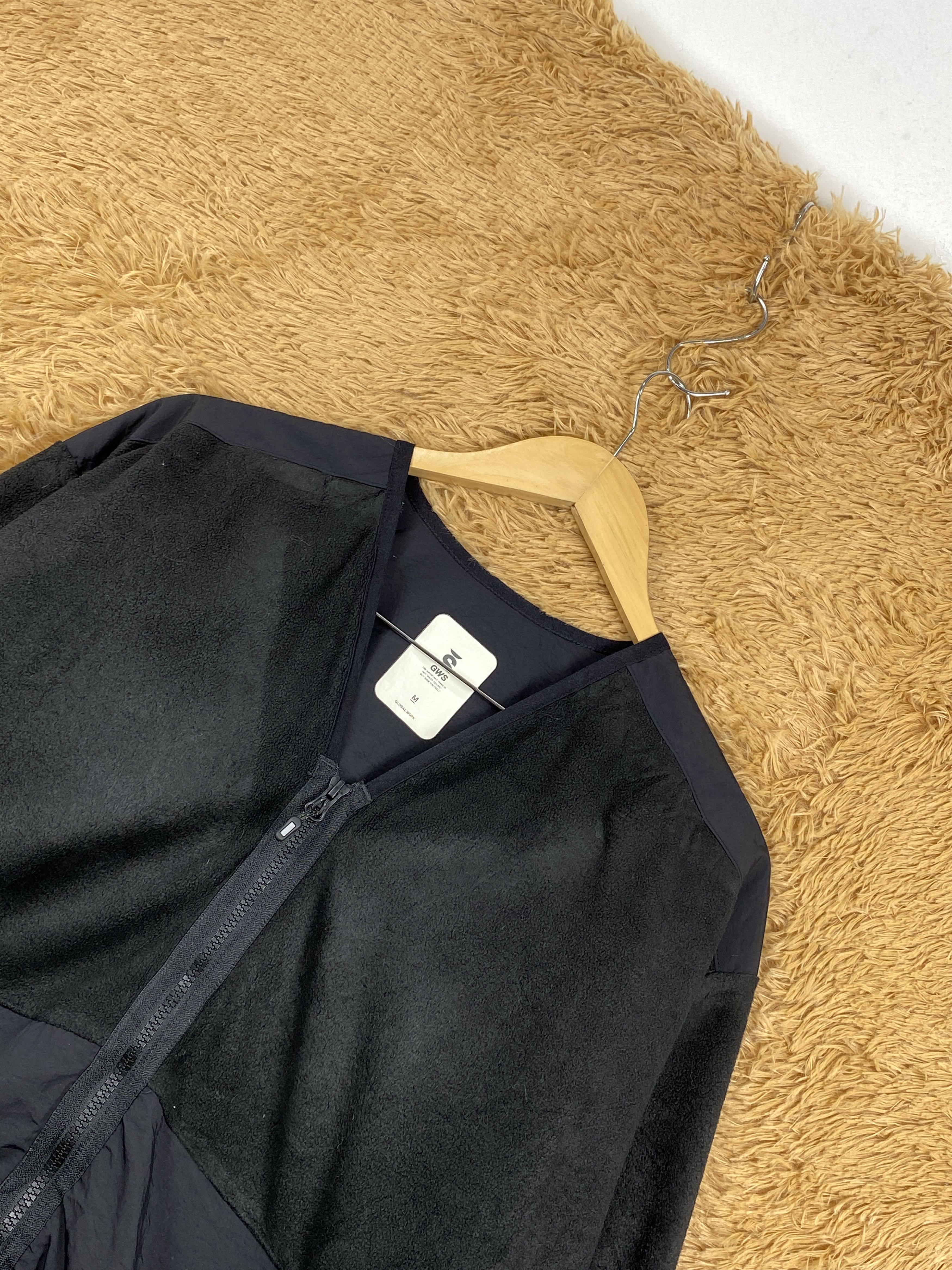 Global Work × Vintage Vintage Global Work Zip Jacket Size M / US 6-8 / IT 42-44 - 2 Thumbnail