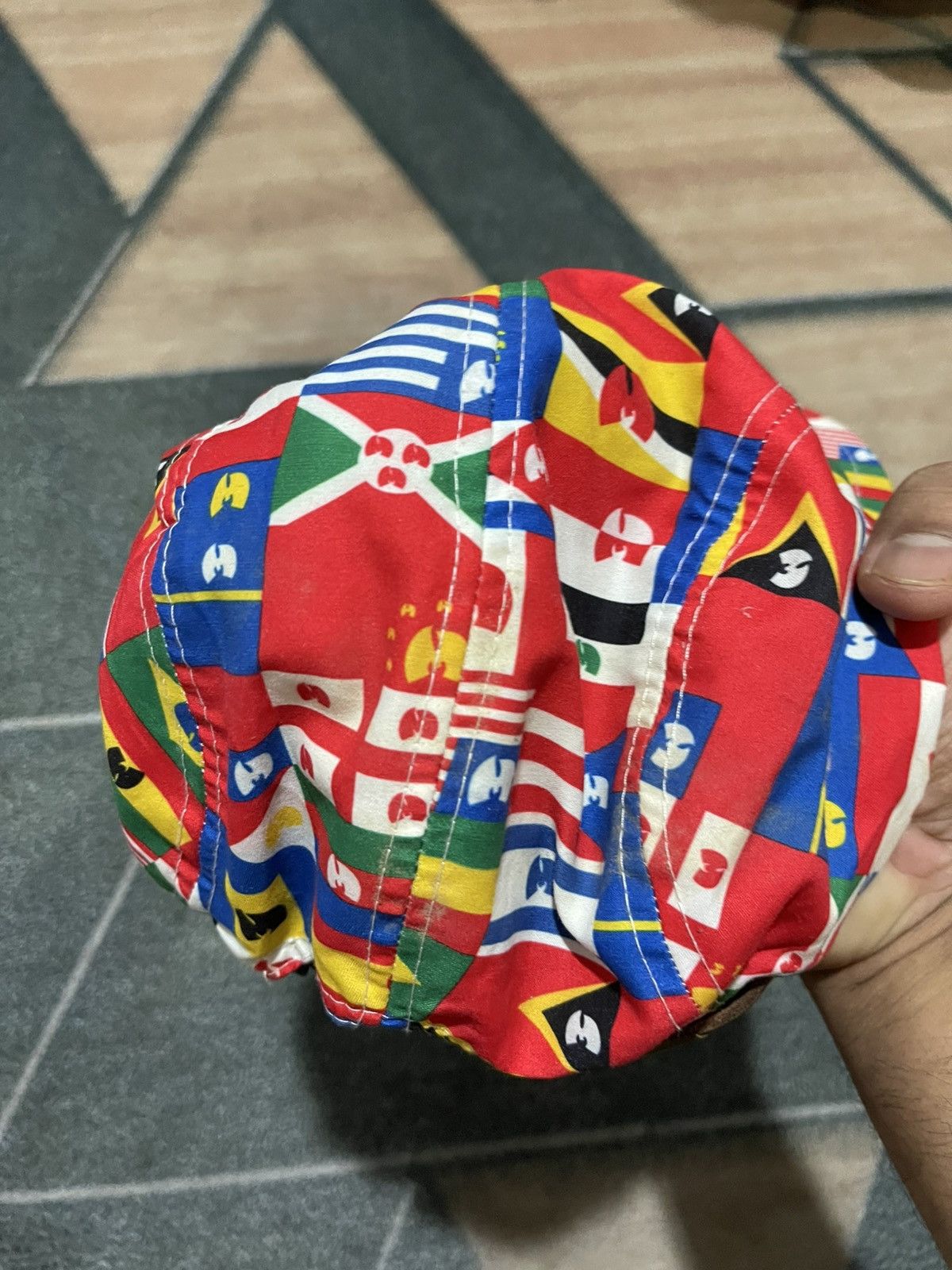 Wu-Tang Clan RARE Wu-Tang Hat 5 Panel International Flags Size ONE SIZE - 4 Thumbnail