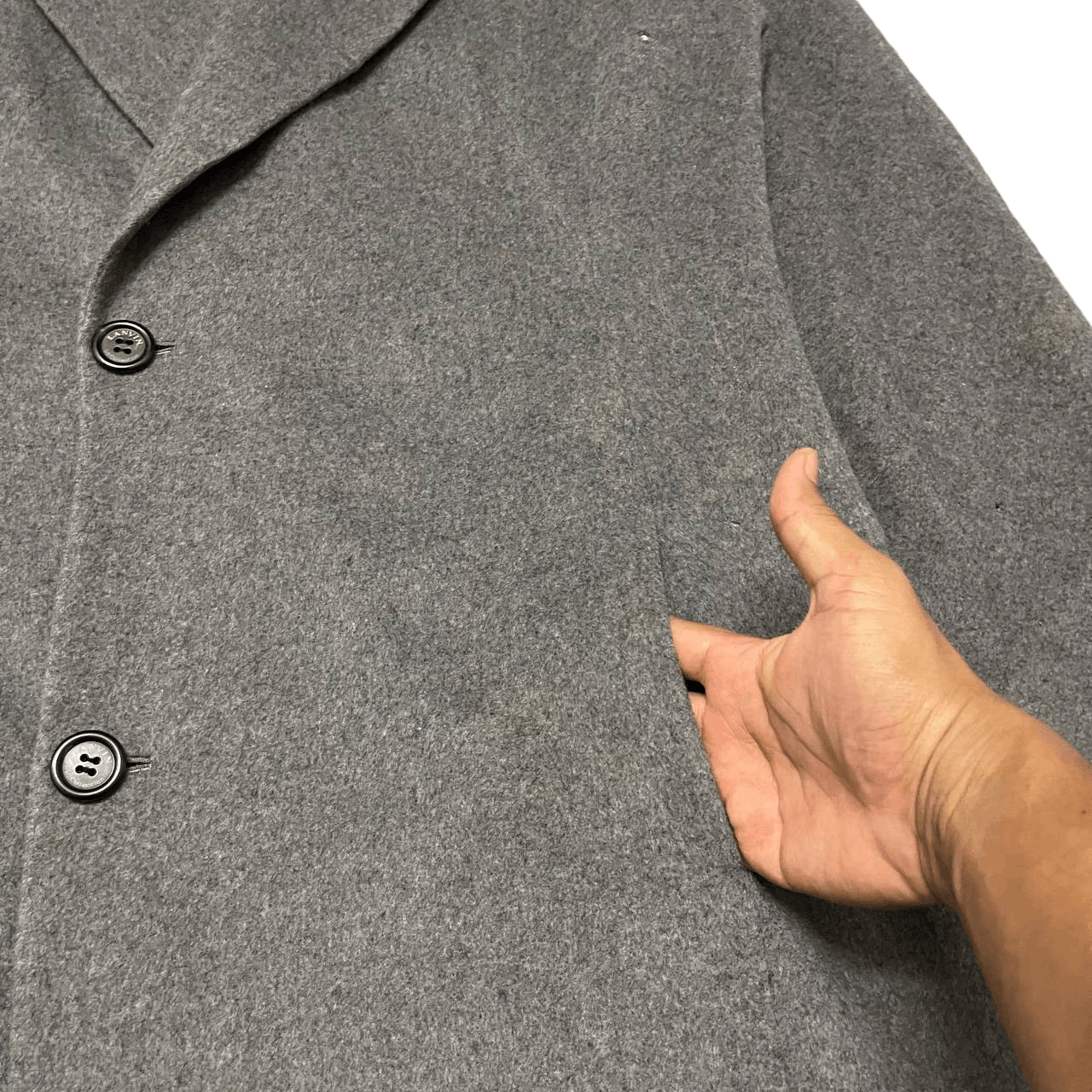 Lanvin Vintage Lanvin La Collection Cashmere Long Coat Monogram Size US M / EU 48-50 / 2 - 8 Thumbnail