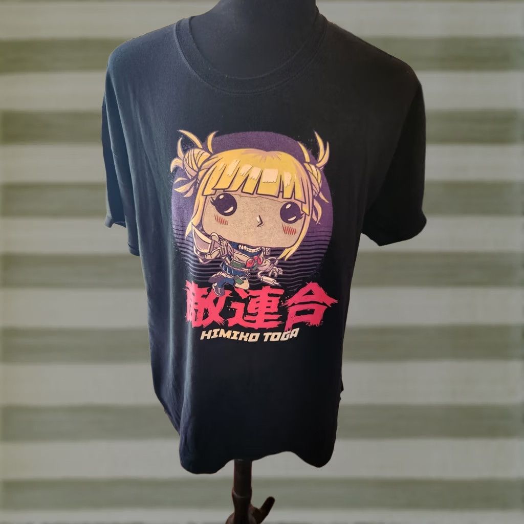 Vintage Pop! Tees My Hero Academia Himiko Toga T-Shirt Size XL Black Anime Short Sleeve Size US XL / EU 56 / 4 - 1 Thumbnail