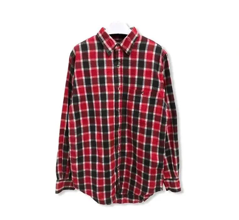 Flannel × Vintage vintage The Men’s Store Plaid Tartan Flannel Shirt 👕 Size US M / EU 48-50 / 2 - 1 Thumbnail
