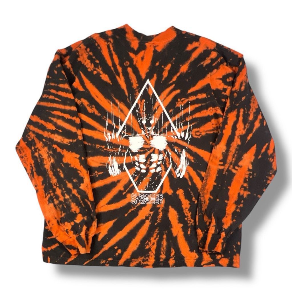 Other Susweeb Anime Tie Dye Orange Black T-Shirt Size Extra Extra Size US XXL / EU 58 / 5 - 4 Thumbnail
