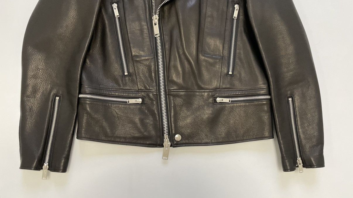 Undercover JAMC ‘Psycho Candy’ Print Leather Biker Jacket Size US S / EU 44-46 / 1 - 9 Thumbnail
