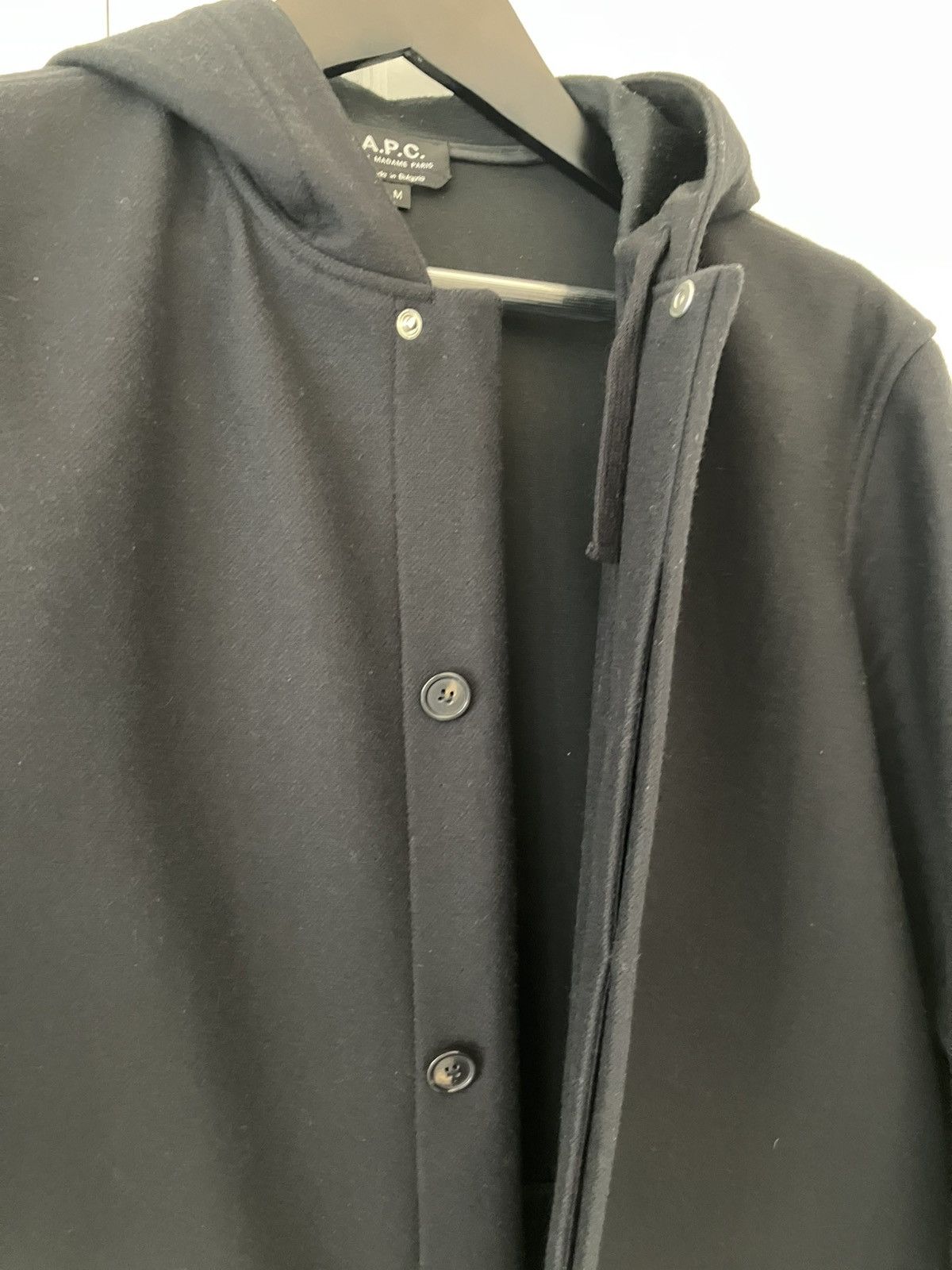 A.P.C. A.P.C Navy Hooded Coat Size US M / EU 48-50 / 2 - 4 Thumbnail