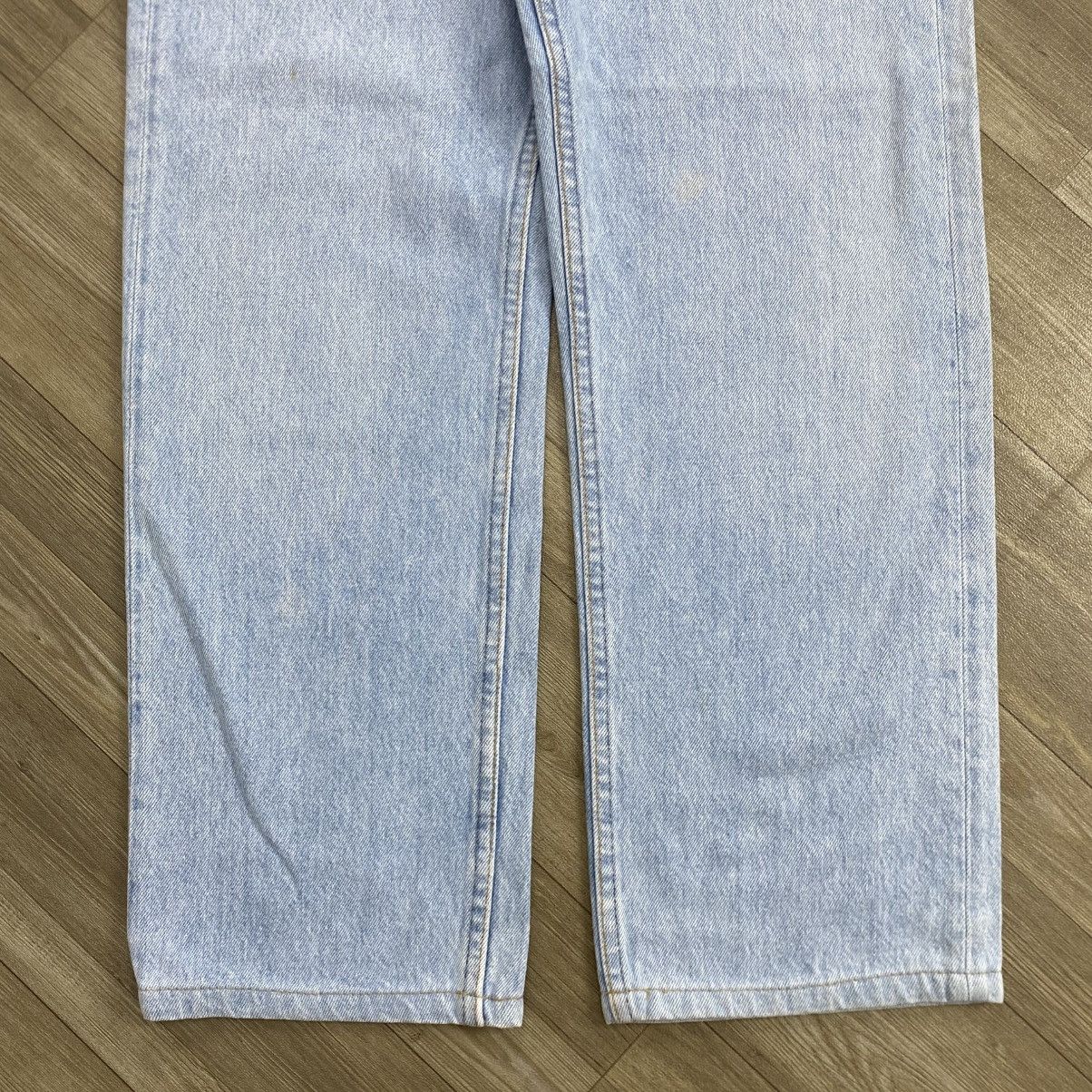 Levi's Vintage Clothing 1990s Vintage Levis 501 USA 34x36 Blue Jeans Size US 33 - 4 Thumbnail