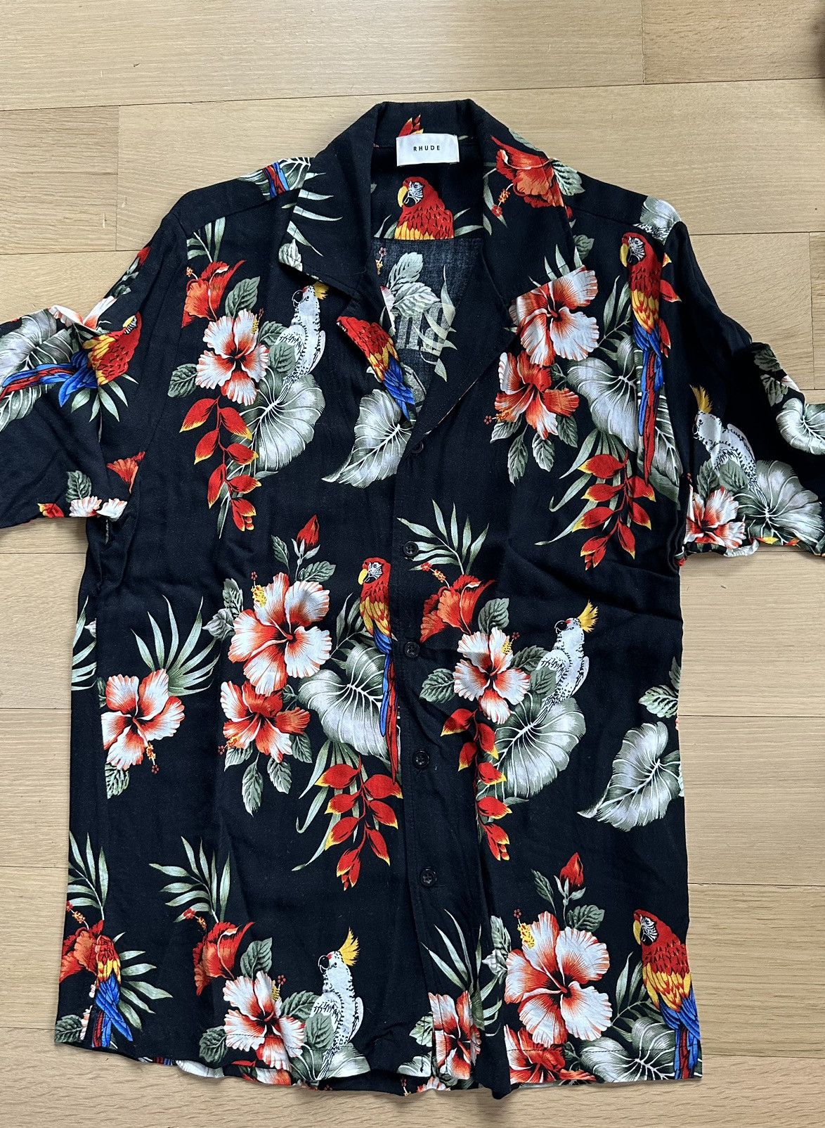 Rhude Hawaiian style Shirt Sz outlet M