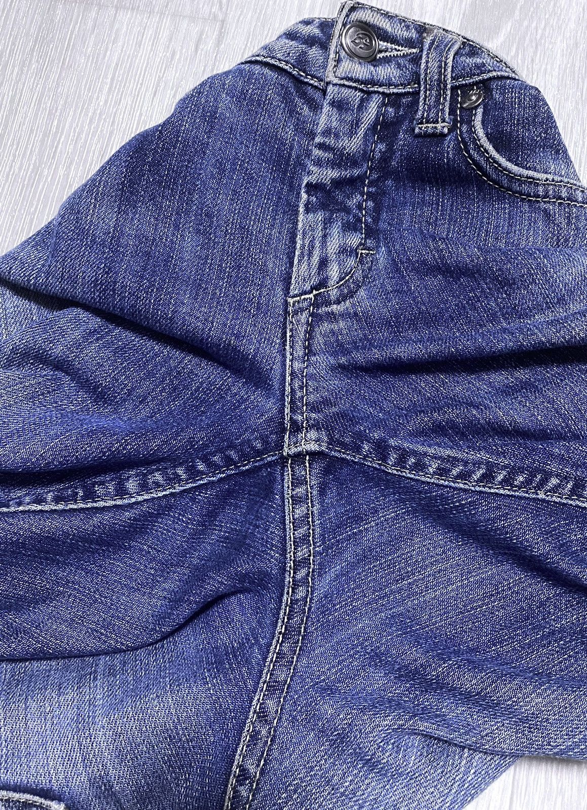 Acne Studios Vtg Acne Action Jeans Hep Pure Stonewash Fringed Denim AAJ Size 27" / US 4 / IT 40 - 25 Thumbnail