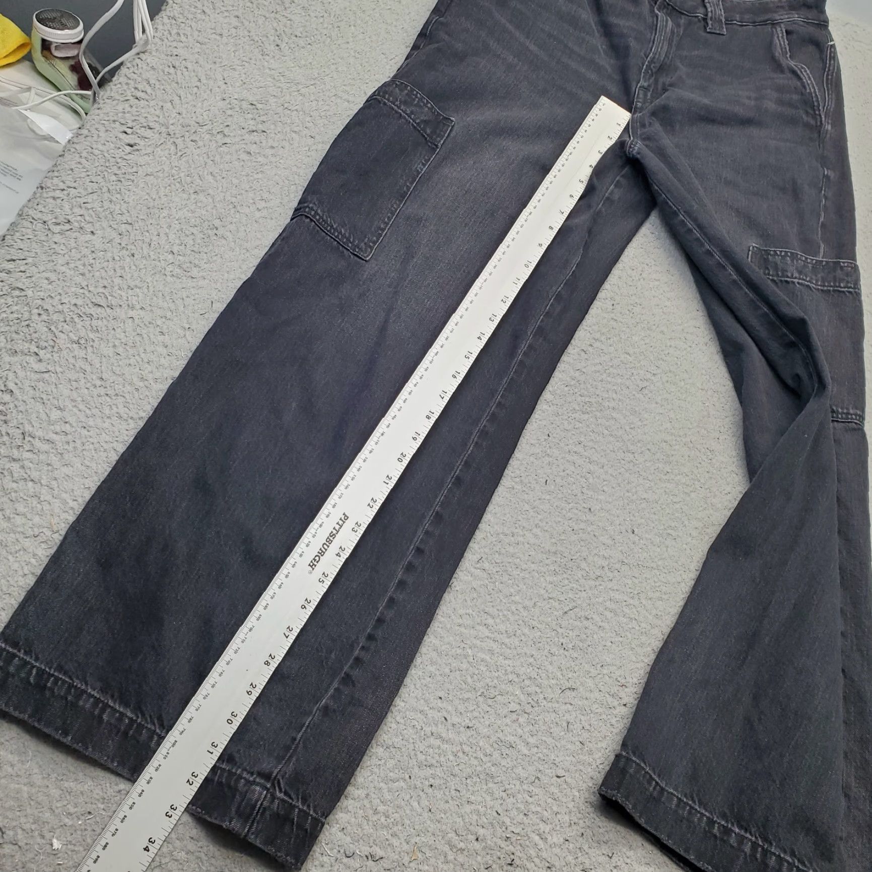 American Eagle Outfitters American Eagle Outfitters Jeans Womens 12 Black Denim Comfort Stretch Waistband Jeans Size 34" / US 12 / IT 48 - 4 Thumbnail