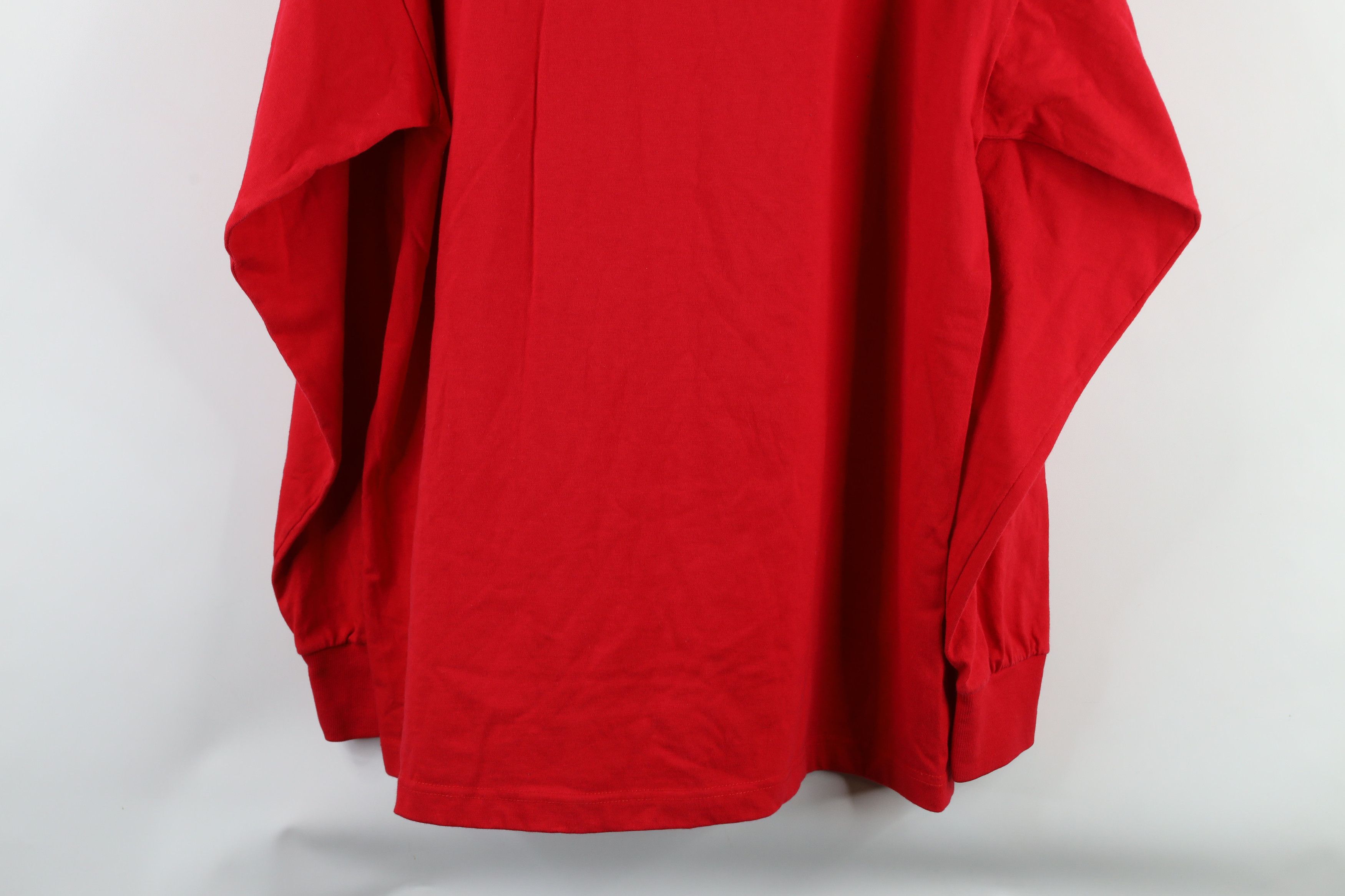Vintage Vintage 90s Viper Car Mock Neck Long Sleeve T-Shirt Red Size US L / EU 52-54 / 3 - 10 Thumbnail