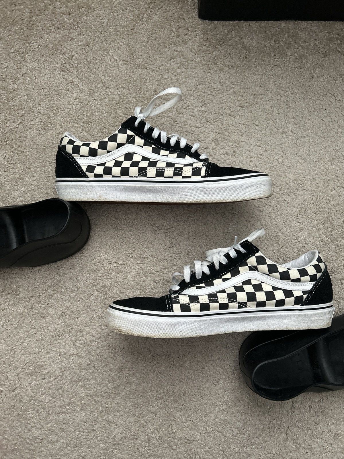 Vans Black/White Checkerboard Vans Size US 10.5 / EU 43-44 - 1 Thumbnail