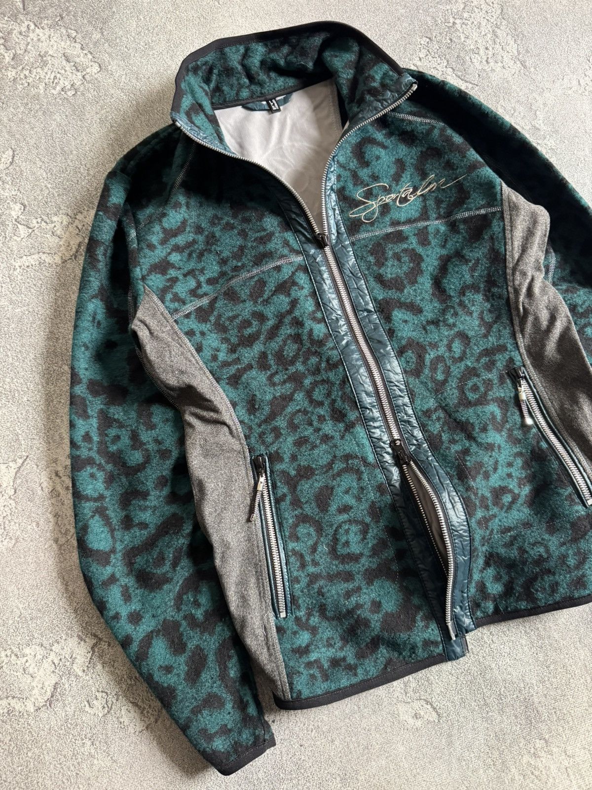 Sportalm Kitzbuhel SPORTALM USA12/I48 all printed leopard 🐆 fleece zip jacket Size XL / US 12-14 / IT 48-50 - 3 Thumbnail