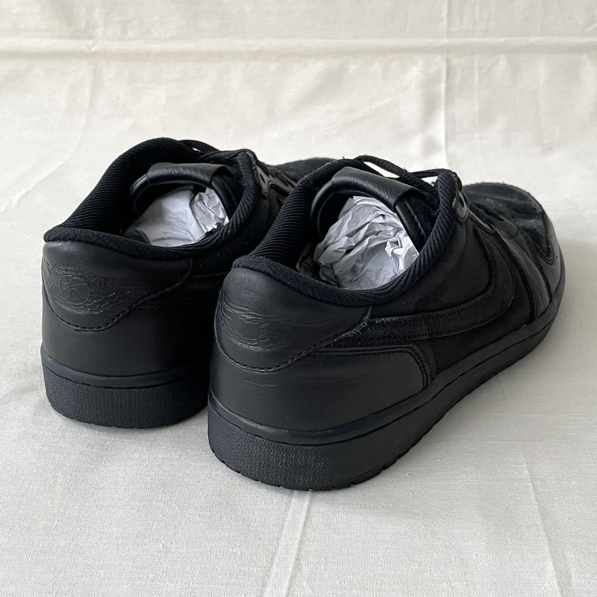 Jordan Brand Nike Air Jordan 1 Low Premium Tripple Black JP 919701-010 Size US 9 / EU 42 - 11 Thumbnail