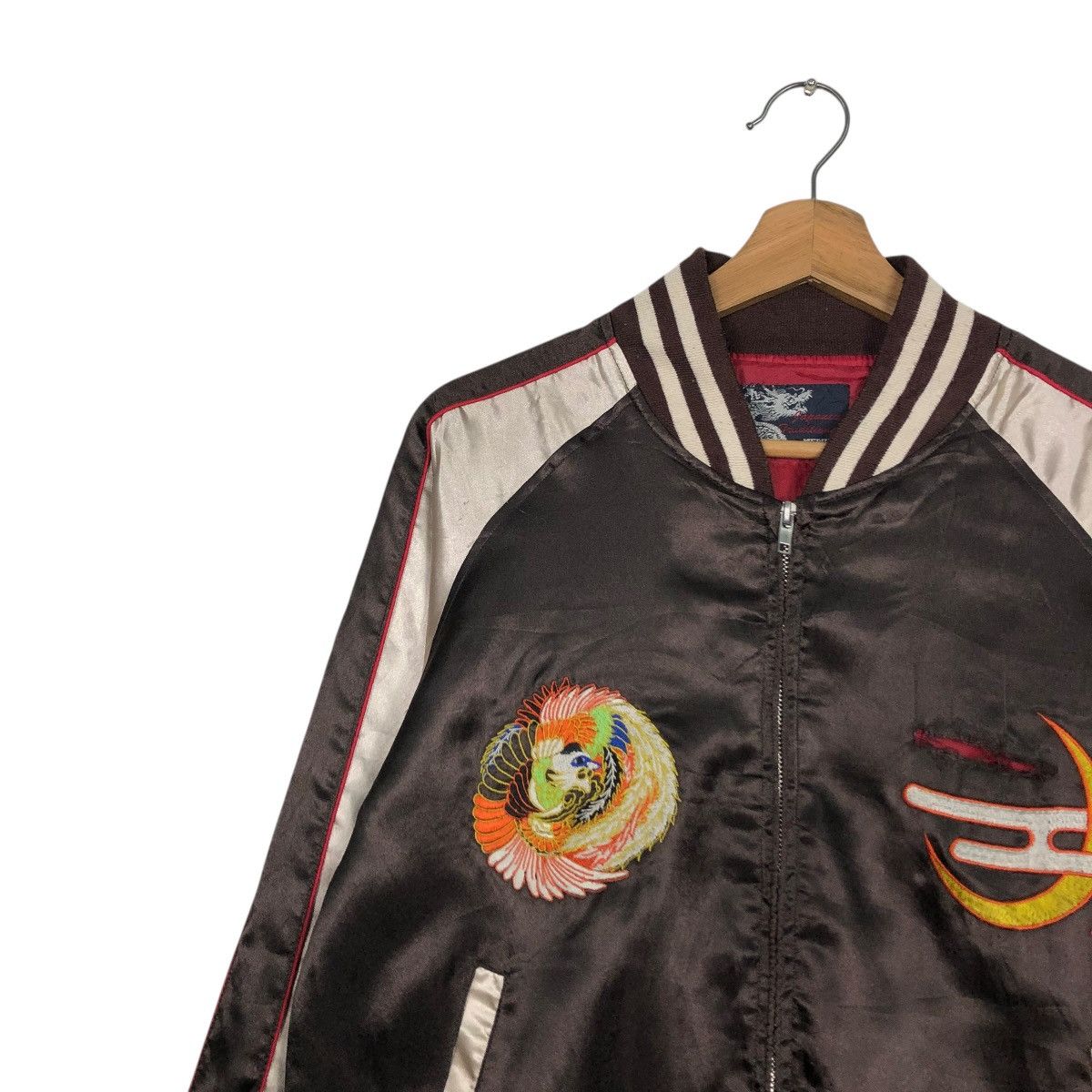 Japanese Brand 🔥VINTAGE SUKAJAN SOUVENIER JACKET EMBROIDERY BIG LOGO Size US M / EU 48-50 / 2 - 9 Thumbnail