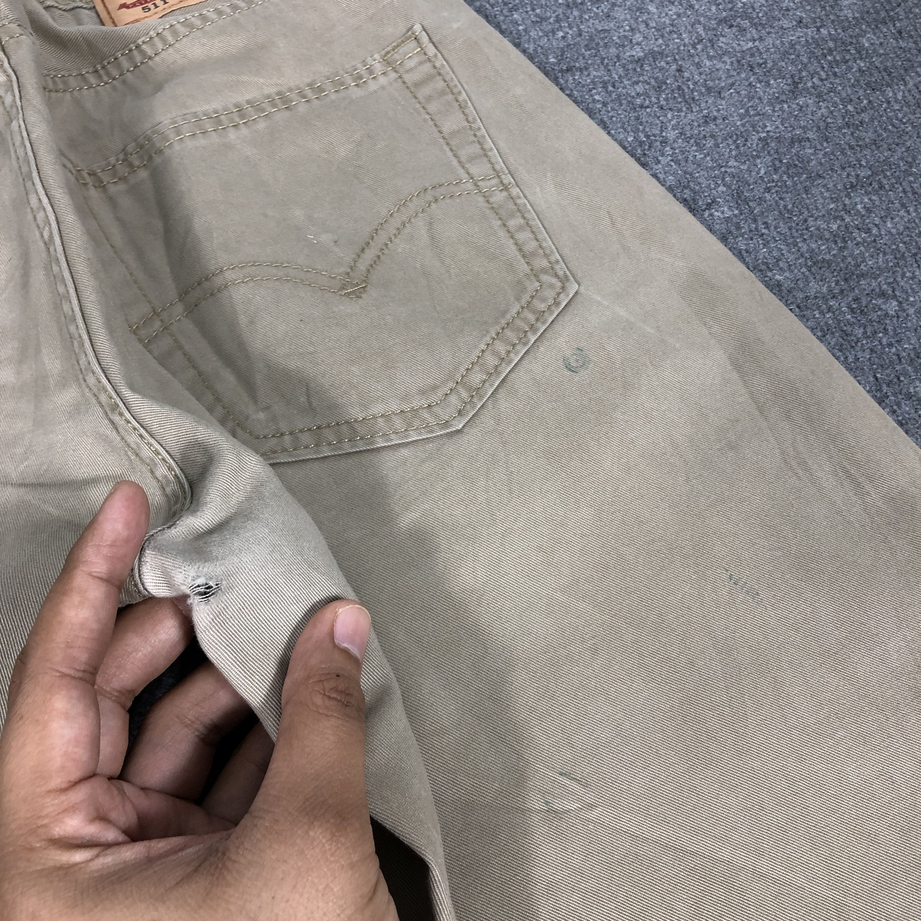 Levi's × Vintage Womens Vintage Levis 511 Pants L1106W Size 33" - 8 Thumbnail