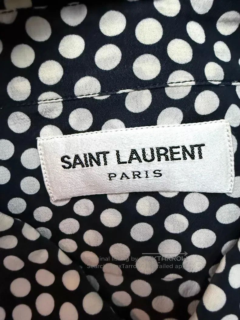 Saint Laurent Paris Saint Laurent Paris Black and White Big Polka Dot Mulberry Size US XXS / EU 40 - 5 Thumbnail