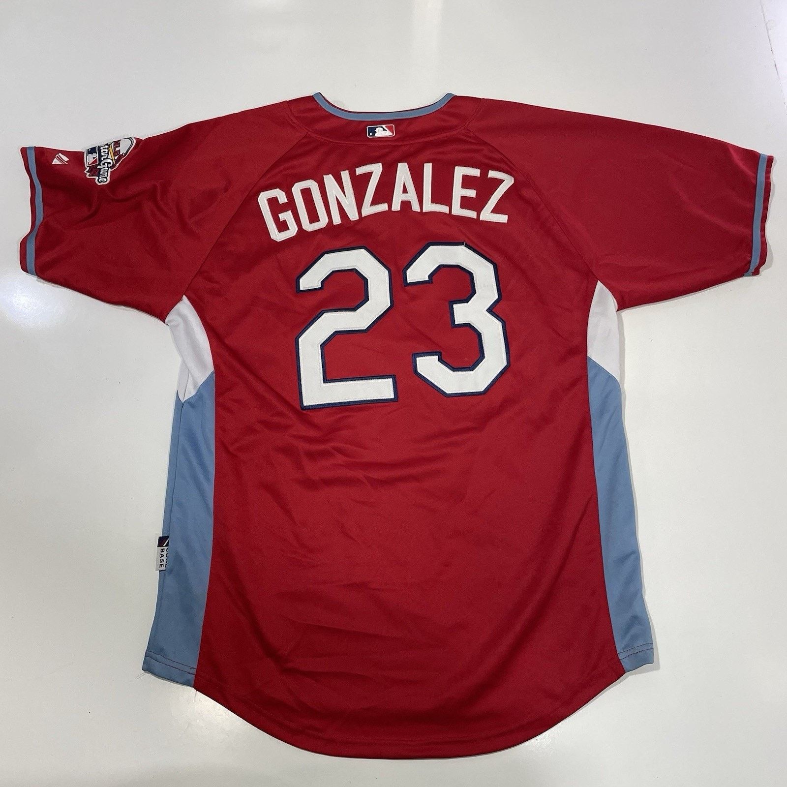 Majestic Adrian Gonzalez #23 Padres 2009 NL MLB All Star Jersey 52 Size US L / EU 52-54 / 3 - 9 Thumbnail