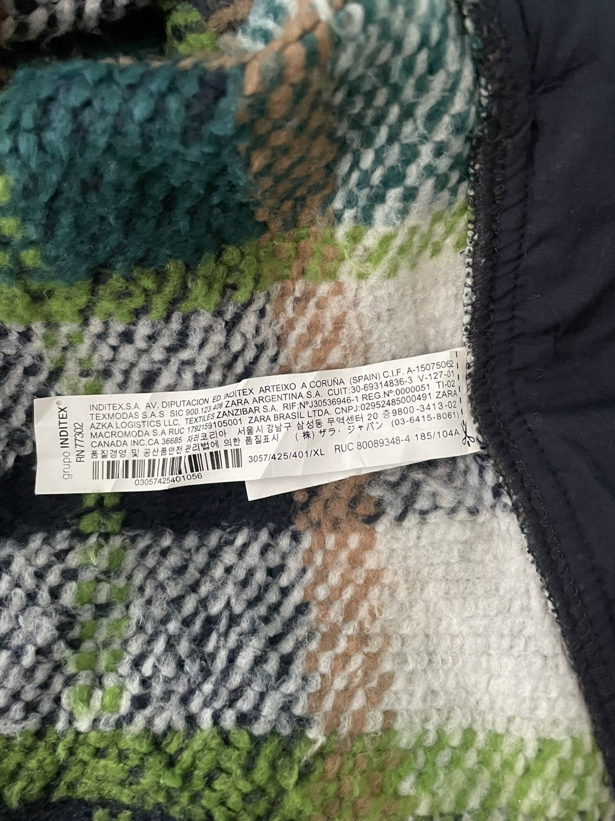 Japanese Brand × Vintage × Zara Zara Wool Flannel Size US XL / EU 56 / 4 - 5 Thumbnail