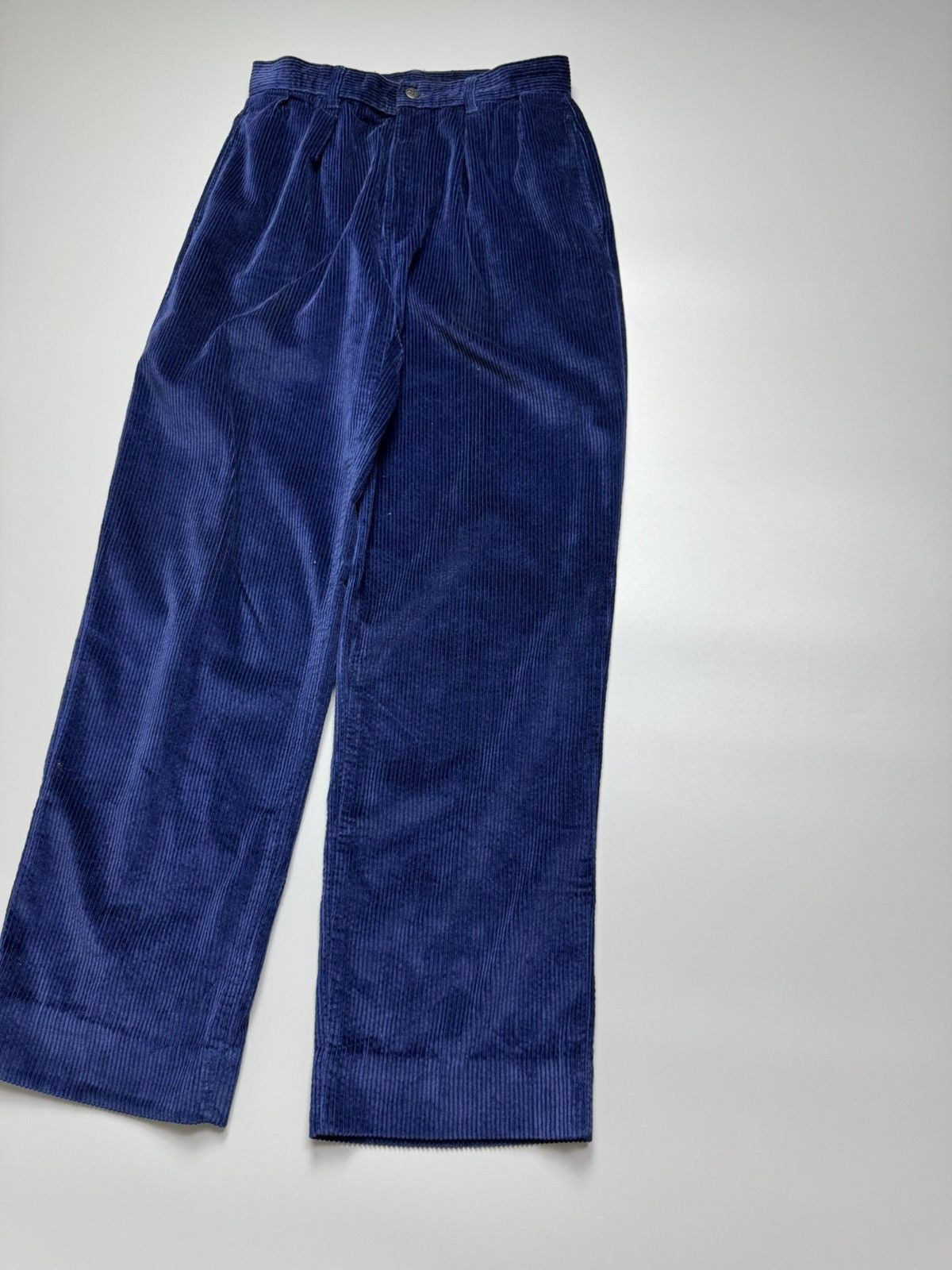 Polo Ralph Lauren Ralph Lauren - Corduroy Blue Regular fit Pants Size US 28 / EU 44 - 2 Thumbnail