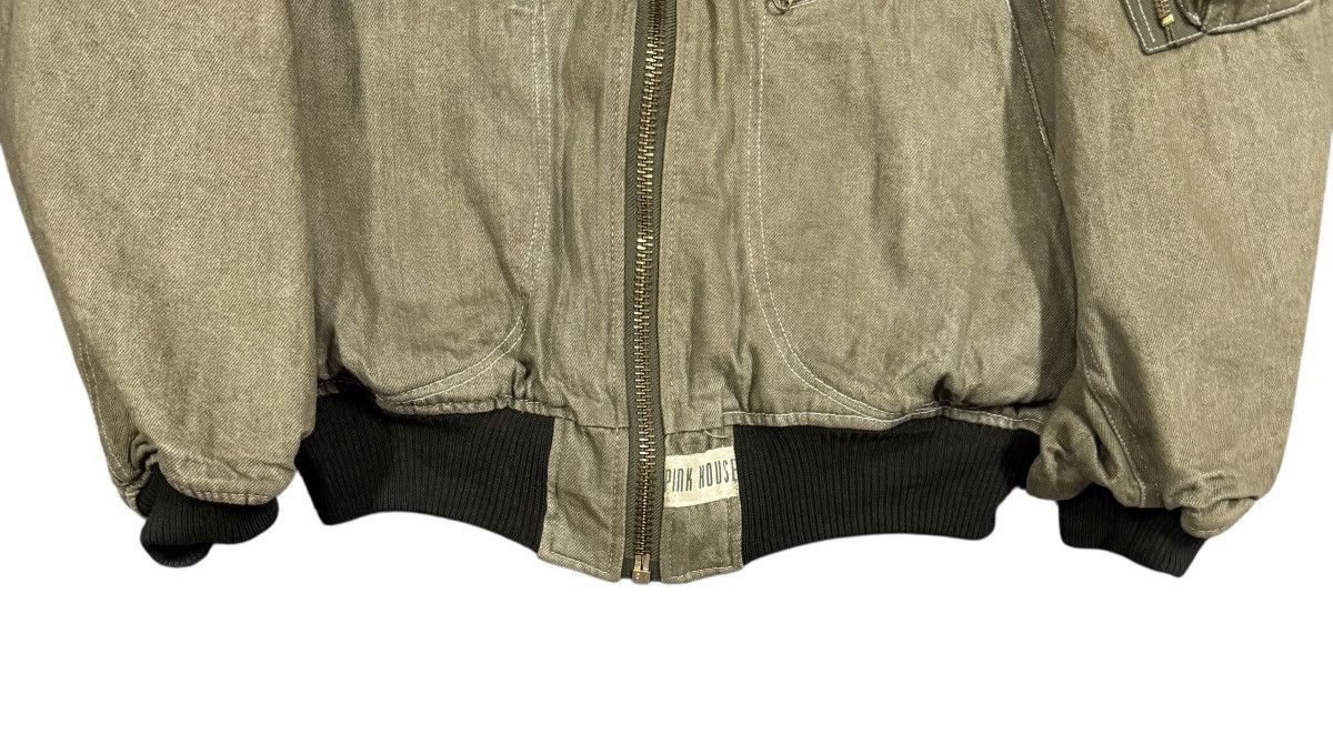 Karl Helmut Vtg🔥Pink House Karl Helmut Bomber Duck Canvas Bondage Jacket Size US M / EU 48-50 / 2 - 6 Thumbnail