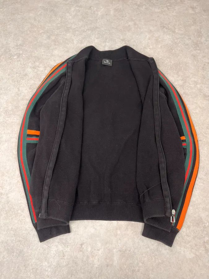 Paul Smith Paul Smith Black Lined Zip-up Cardigan Sweater Size US M / EU 48-50 / 2 - 8 Thumbnail