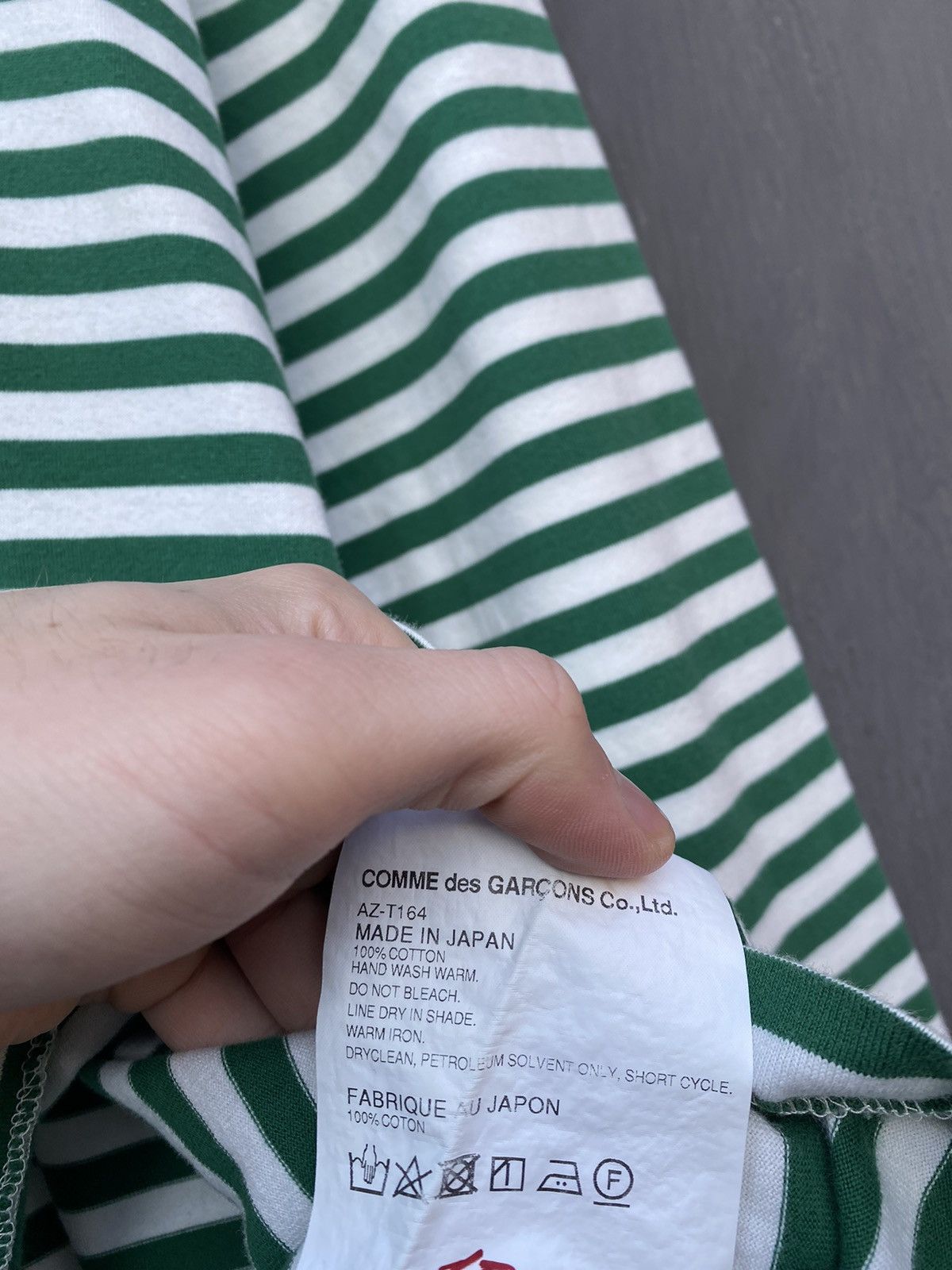 Comme des Garcons × Comme des Garcons PLAY Comme Des Garcons X Play Striped Longsleeve Size M Size US M / EU 48-50 / 2 - 6 Thumbnail