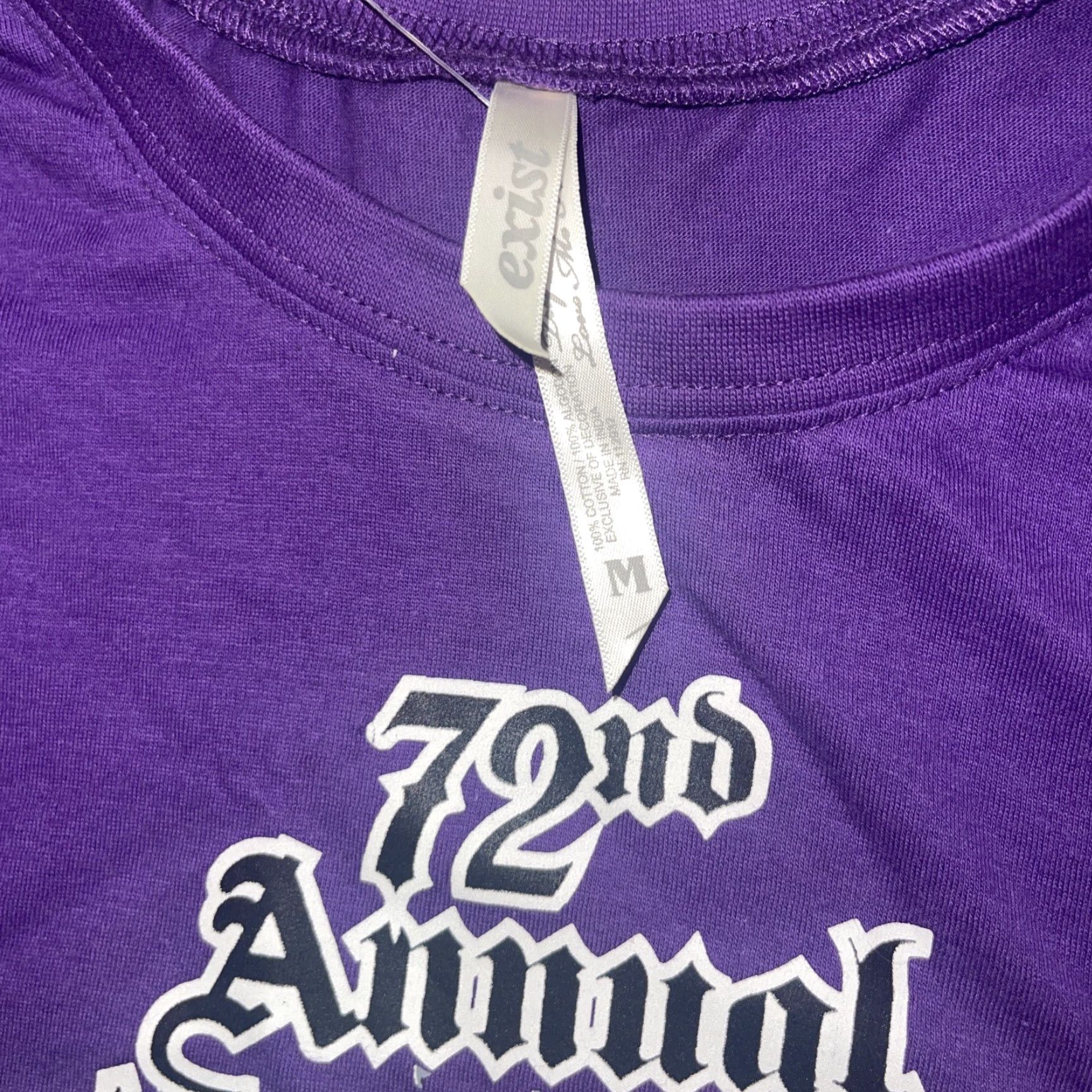 Vintage Sturgis Purple Shirt Womens Medium 72nd Black Hills Rally Motorcycle 2012 Graphic Print Logo Pullover Crew Neck Short Sleeve Exist Shirt Size M / US 6-8 / IT 42-44 - 4 Thumbnail