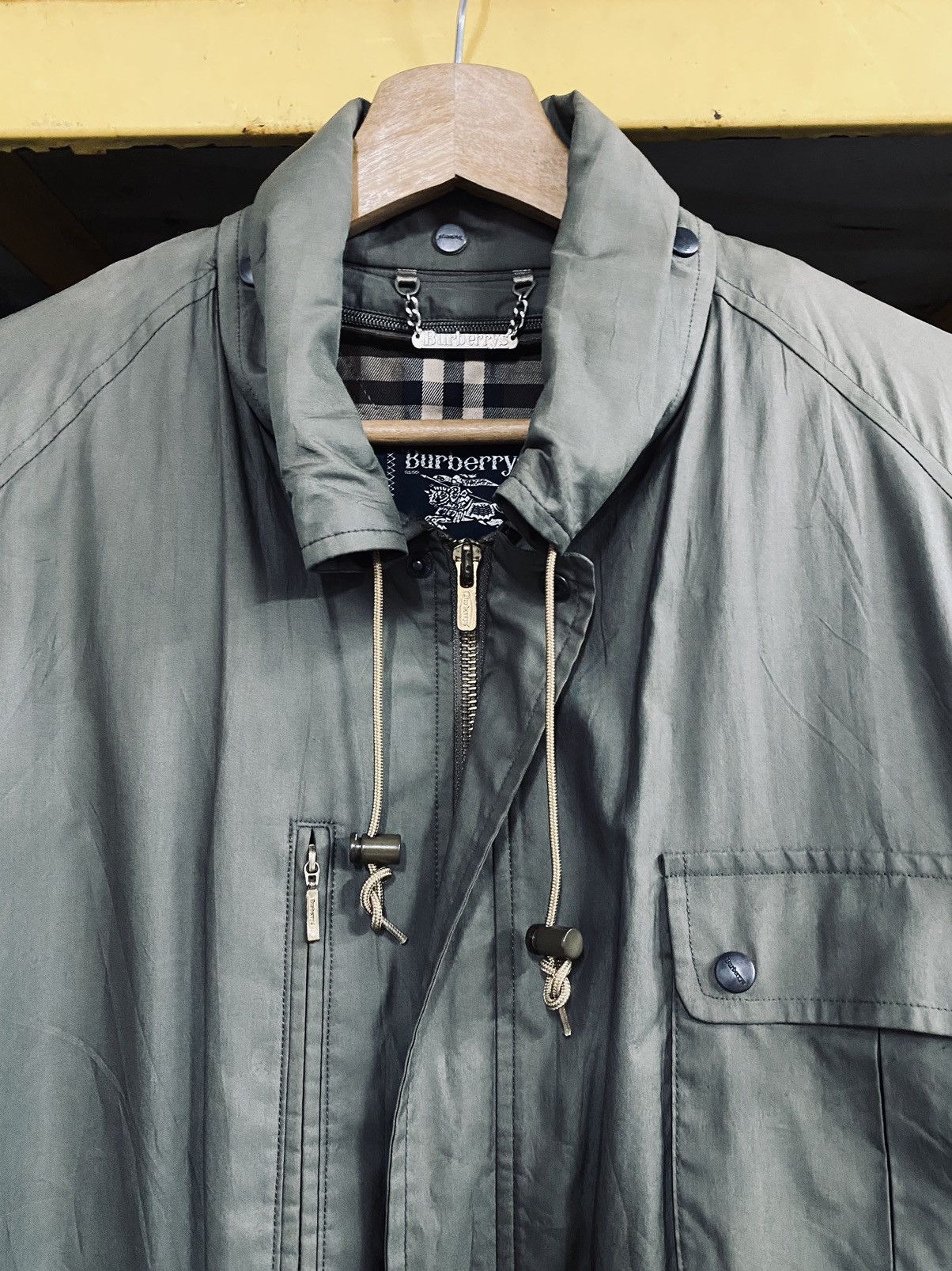 Burberry × Vintage Burberry Vintage Quilted Lining Nova Check Parka Size US M / EU 48-50 / 2 - 2 Thumbnail