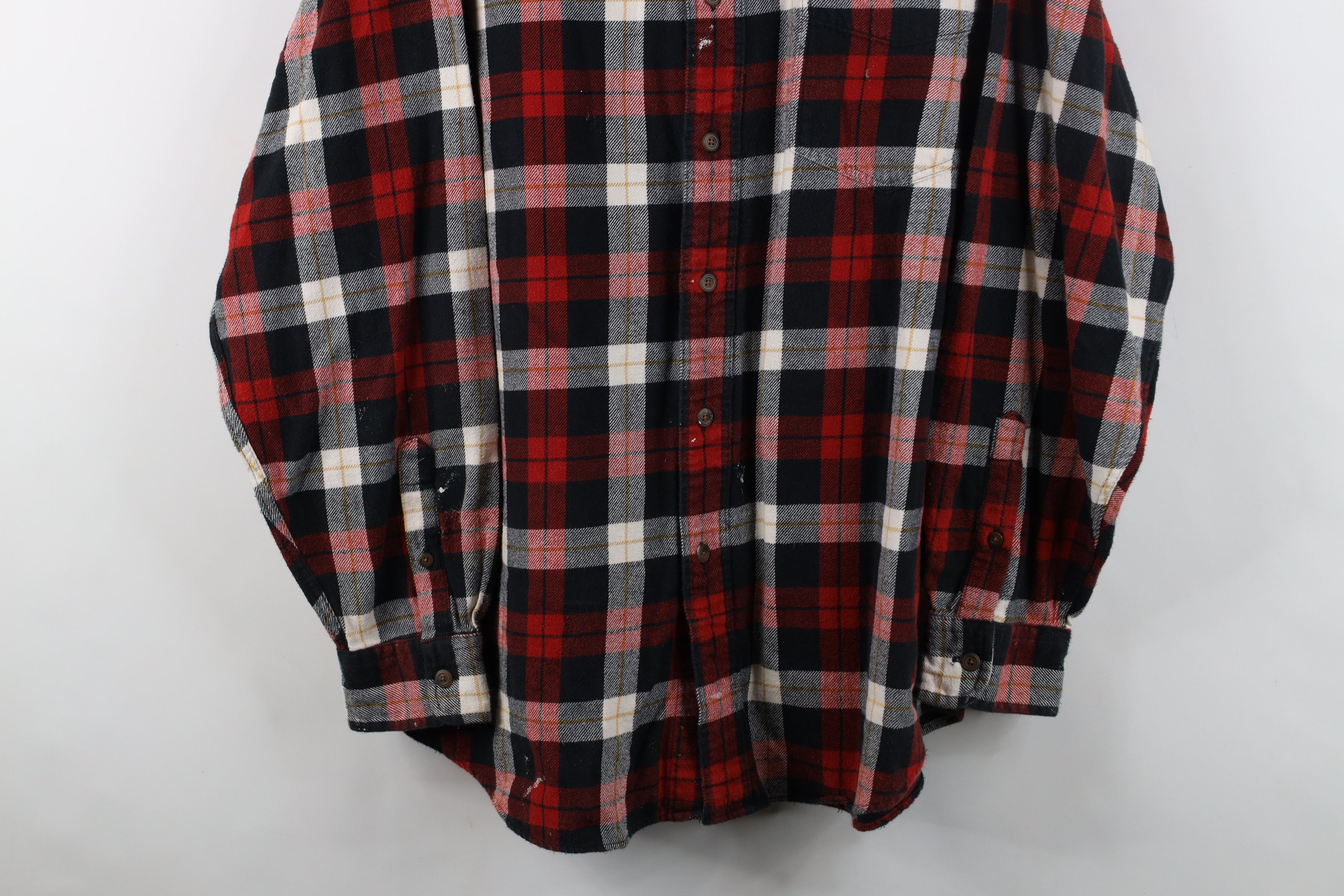 J.Crew Vintage 90s J Crew Flannel Collared Button Down Shirt Plaid Size US L / EU 52-54 / 3 - 3 Thumbnail