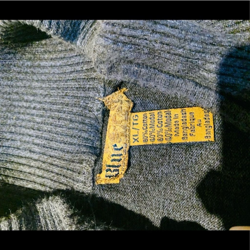 Other Blue Cotton Sweater Size XL Size US XL / EU 56 / 4 - 5 Thumbnail
