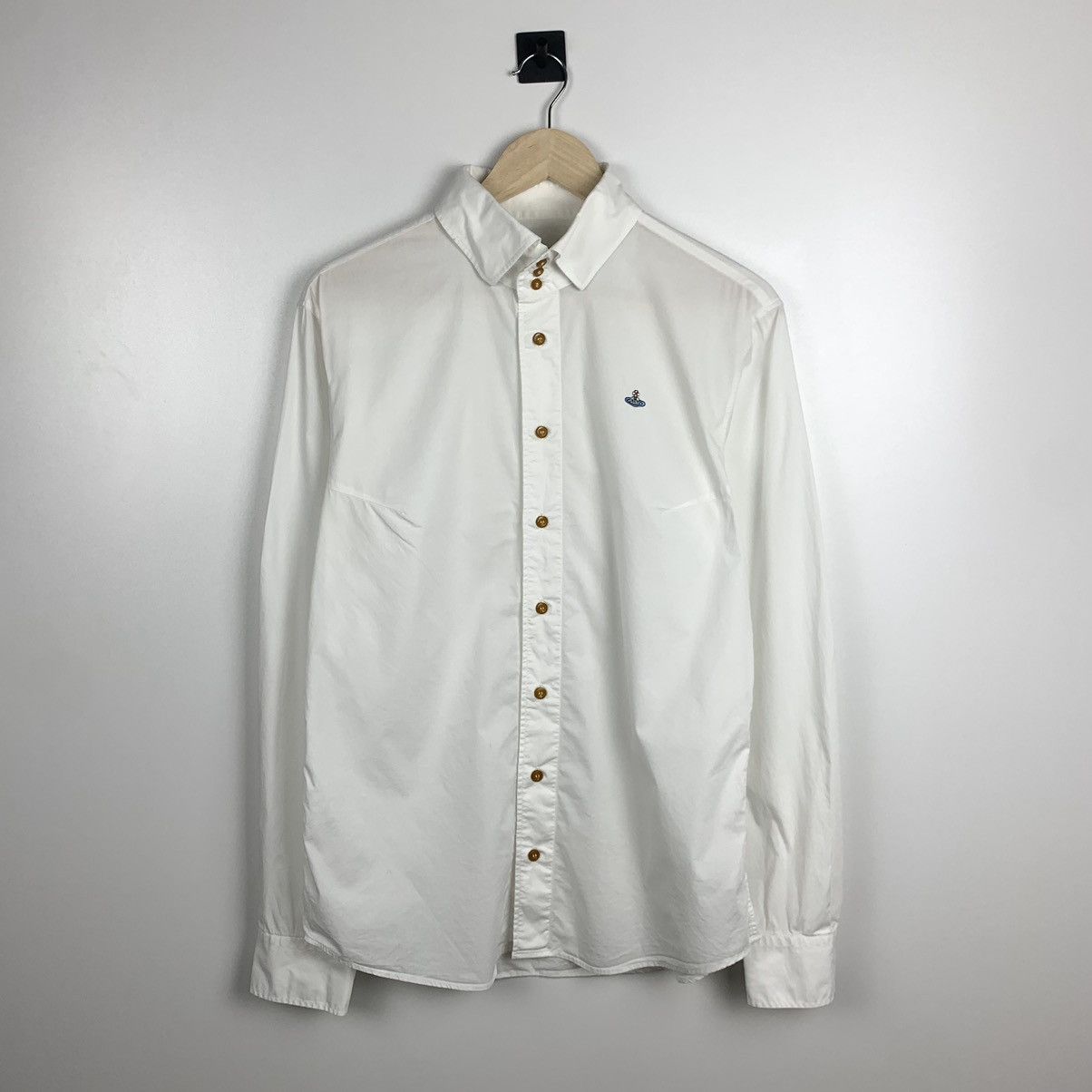 Vivienne Westwood Vivienne Westwood Man London Shirt Classic Formal Orb Logo Size US L / EU 52-54 / 3 - 1 Thumbnail