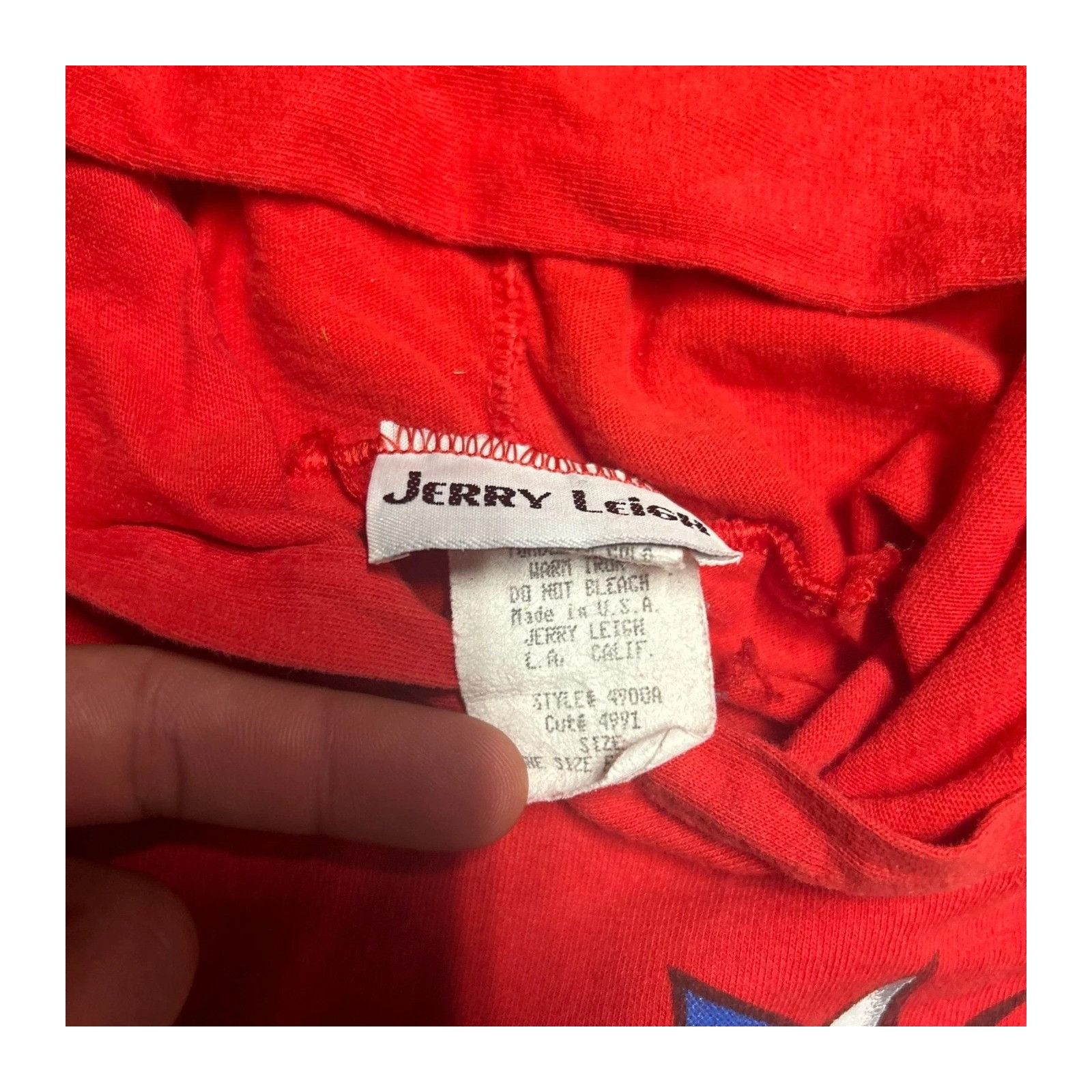Vintage XL Looney Tunes Sylvester Jerry Leigh Hoodie XL Red Size US XL / EU 56 / 4 - 3 Thumbnail