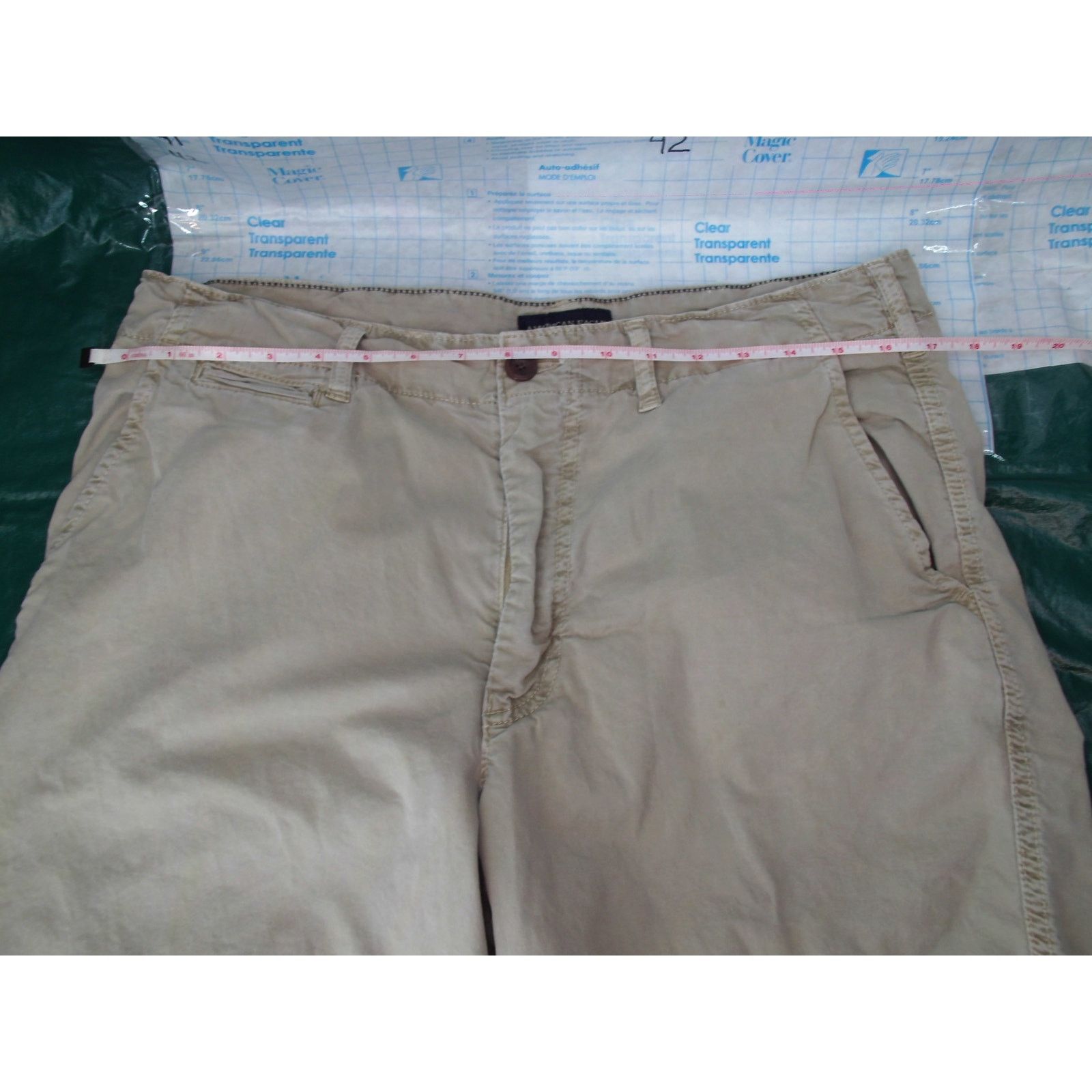 American Eagle Outfitters American Eagle Khaki Shorts Size 33 Next Flex Long Length Size US 33 - 3 Thumbnail