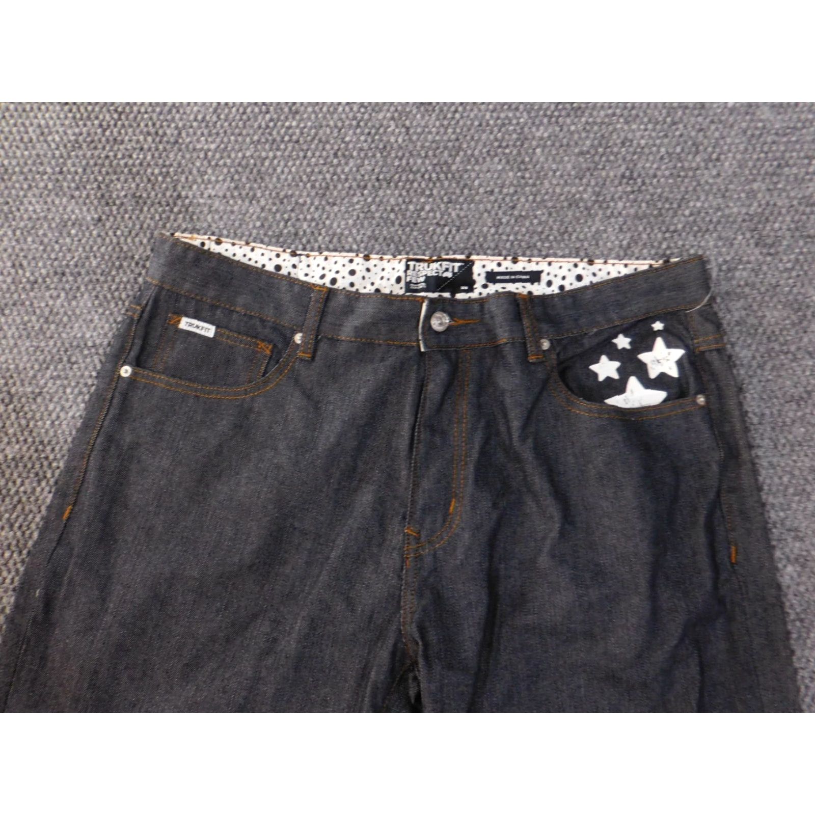 Vintage trukfit Jeans 38x36 Denim Blue Vintage Straight Hip-Hop Mens Regular Size 38 Inseam 36 Blue Cotton Denim Trukfit Jeans Straight Mens Size US 38 / EU 54 - 3 Thumbnail