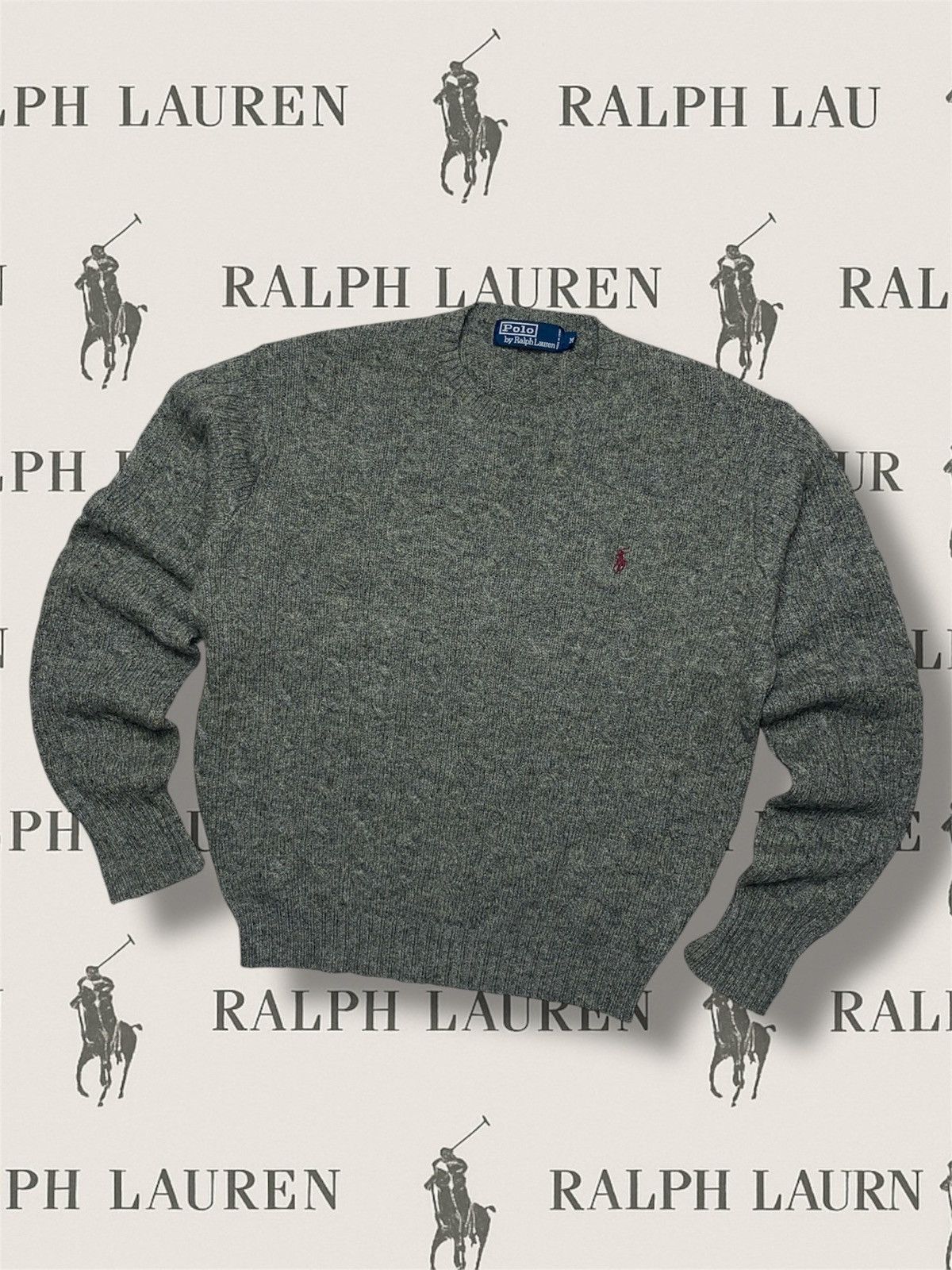 Vintage Ralph Lauren sweater wool rare