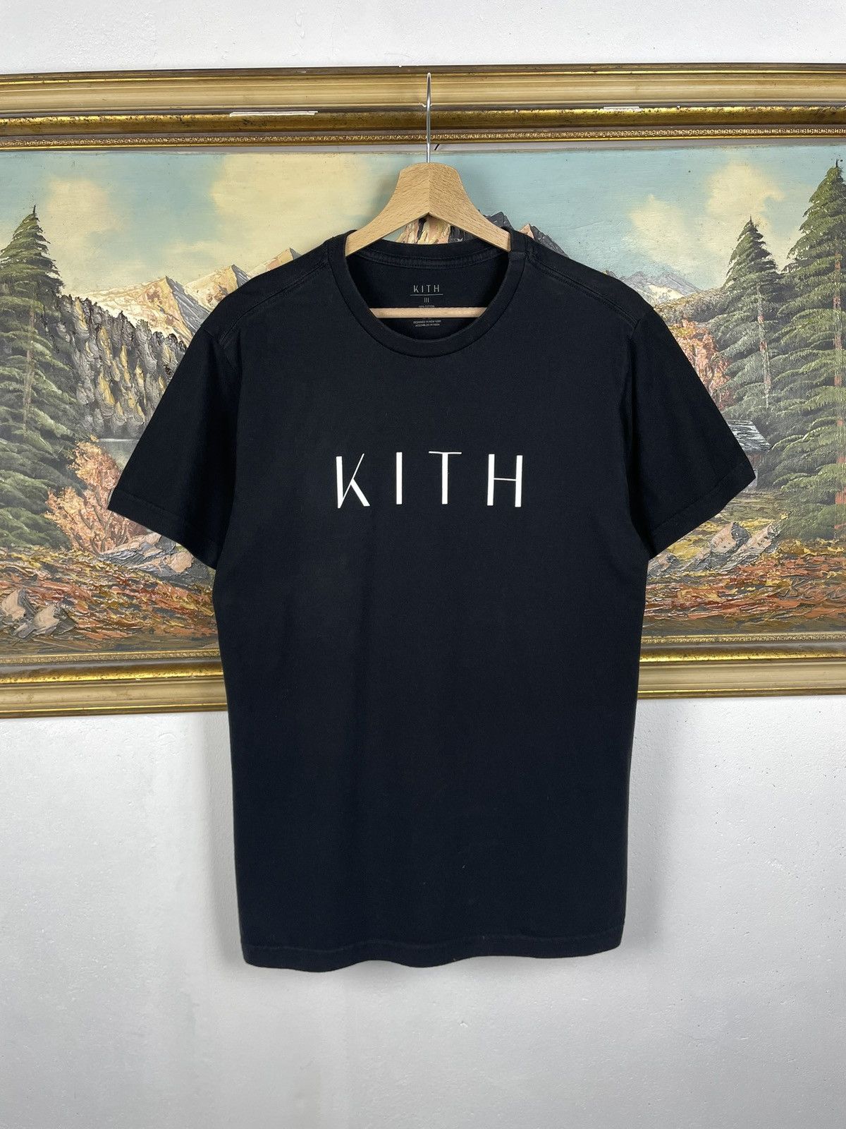 Kith Kith Black T-shirt Tee Big Graphic Logo Streetwear Skate Size US M / EU 48-50 / 2 - 1 Thumbnail