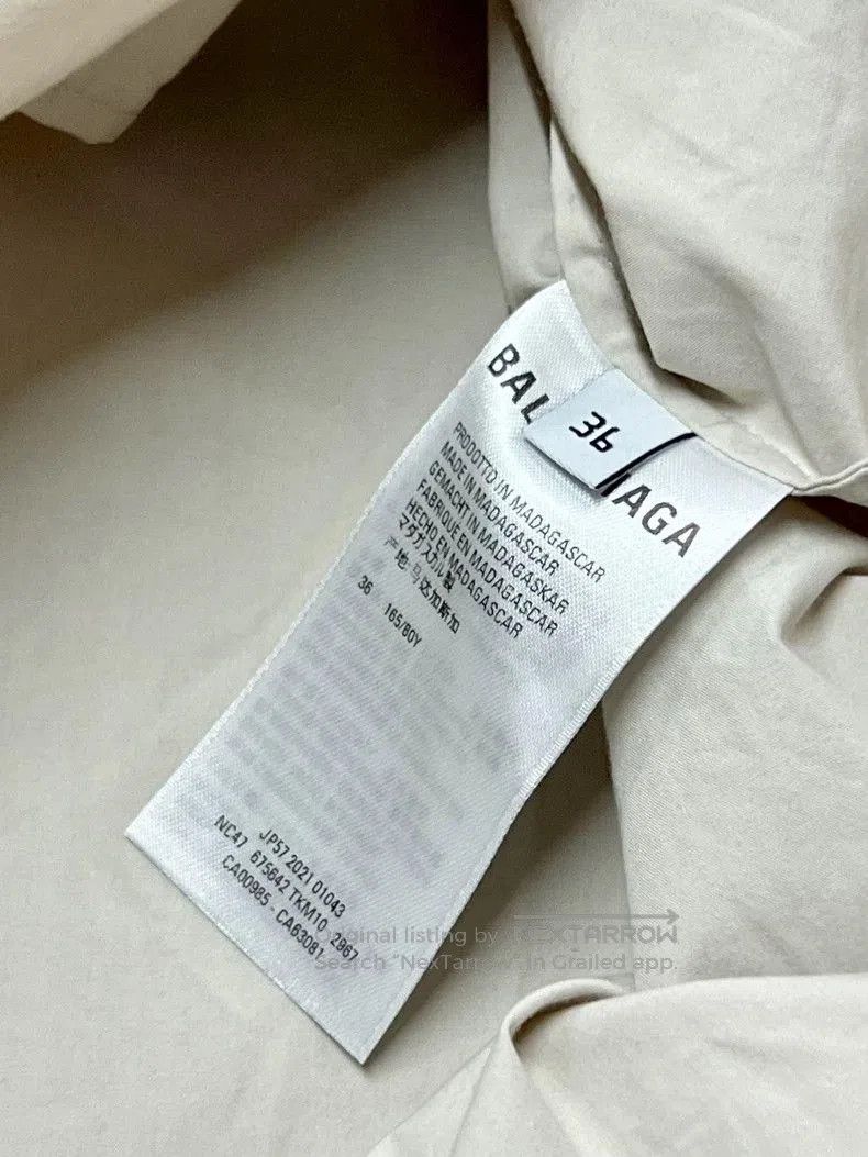 Balenciaga Balenciaga Double Hook Embroidered Shirt. Size US XXS / EU 40 - 6 Thumbnail