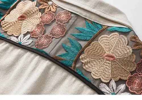 VIBE Embroidery Patchwork Varsity Jacket Size US M / EU 48-50 / 2 - 5 Thumbnail
