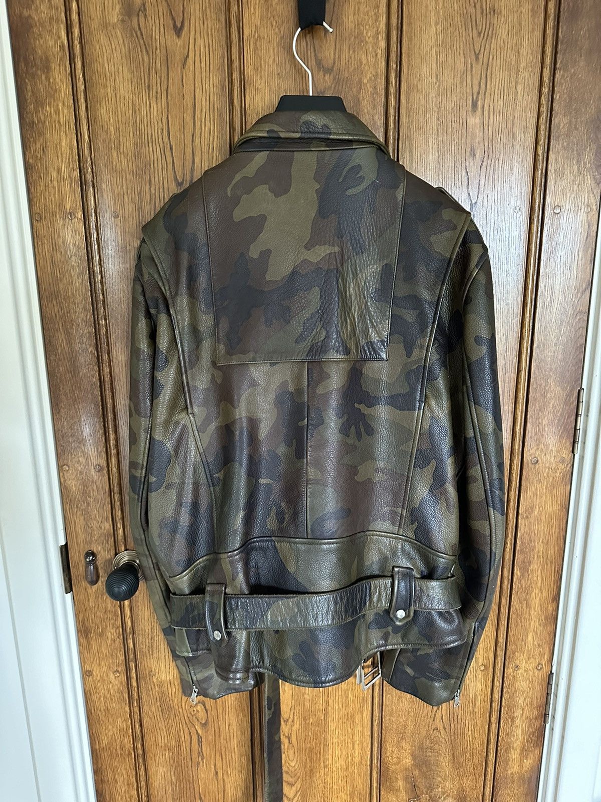 Pyer Moss The grail Pyer Moss camouflage camo biker leather jacket XL Size US XL / EU 56 / 4 - 18 Thumbnail